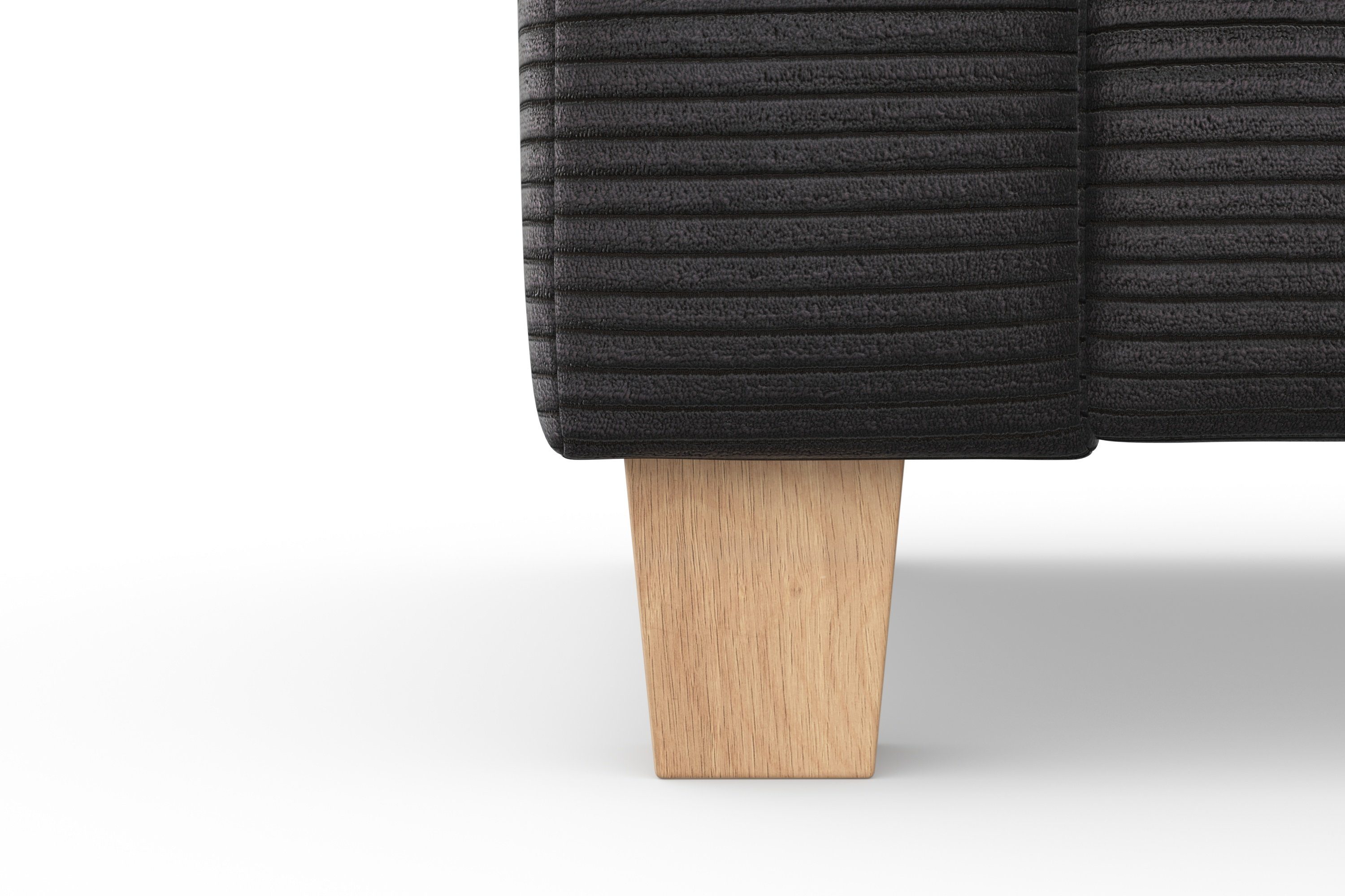 Home affaire Hoekbank Summer L-vorm met ottomane, naar keuze met slaapfunctie en bedkist, cordbekleding