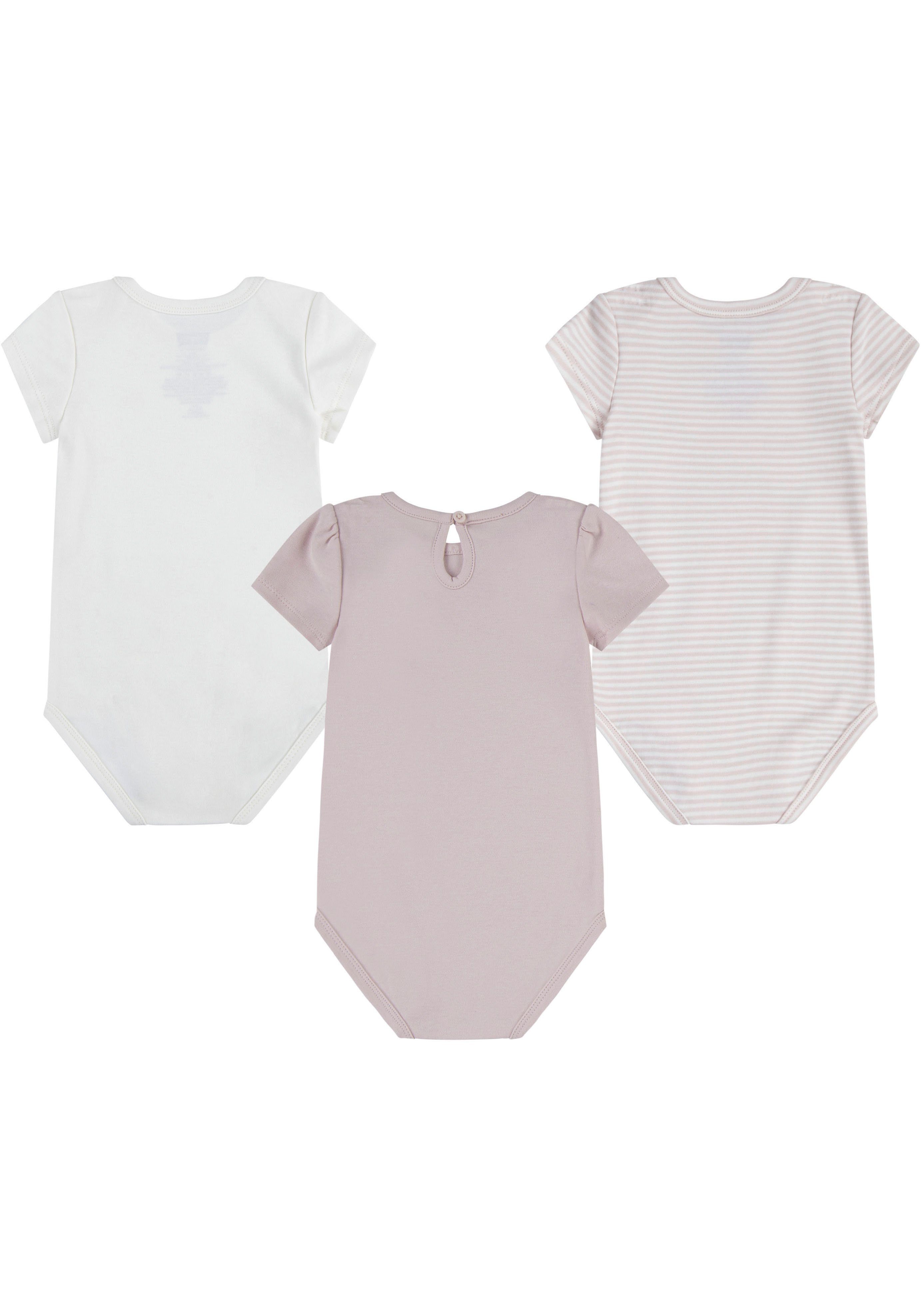 Levi's Kidswear Newborn-cadeauset LVG 3PK BOW BODYSUIT SET (set 3-delig)