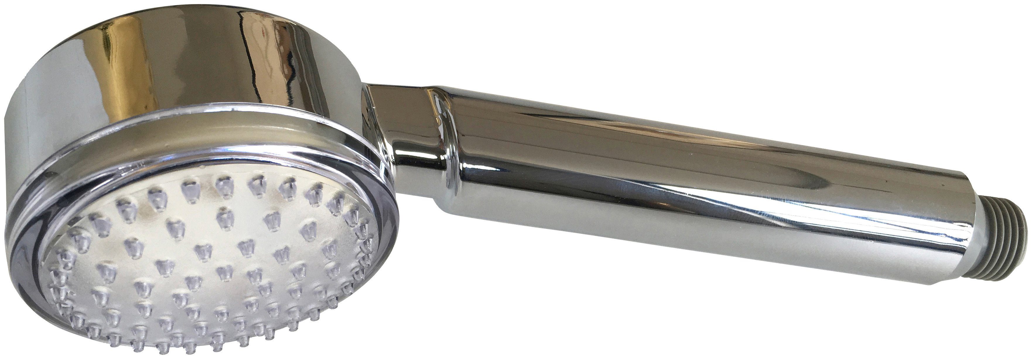 ADOB Handsproeier Led Diameter 8 cm douchekoppen zilver(kleur)