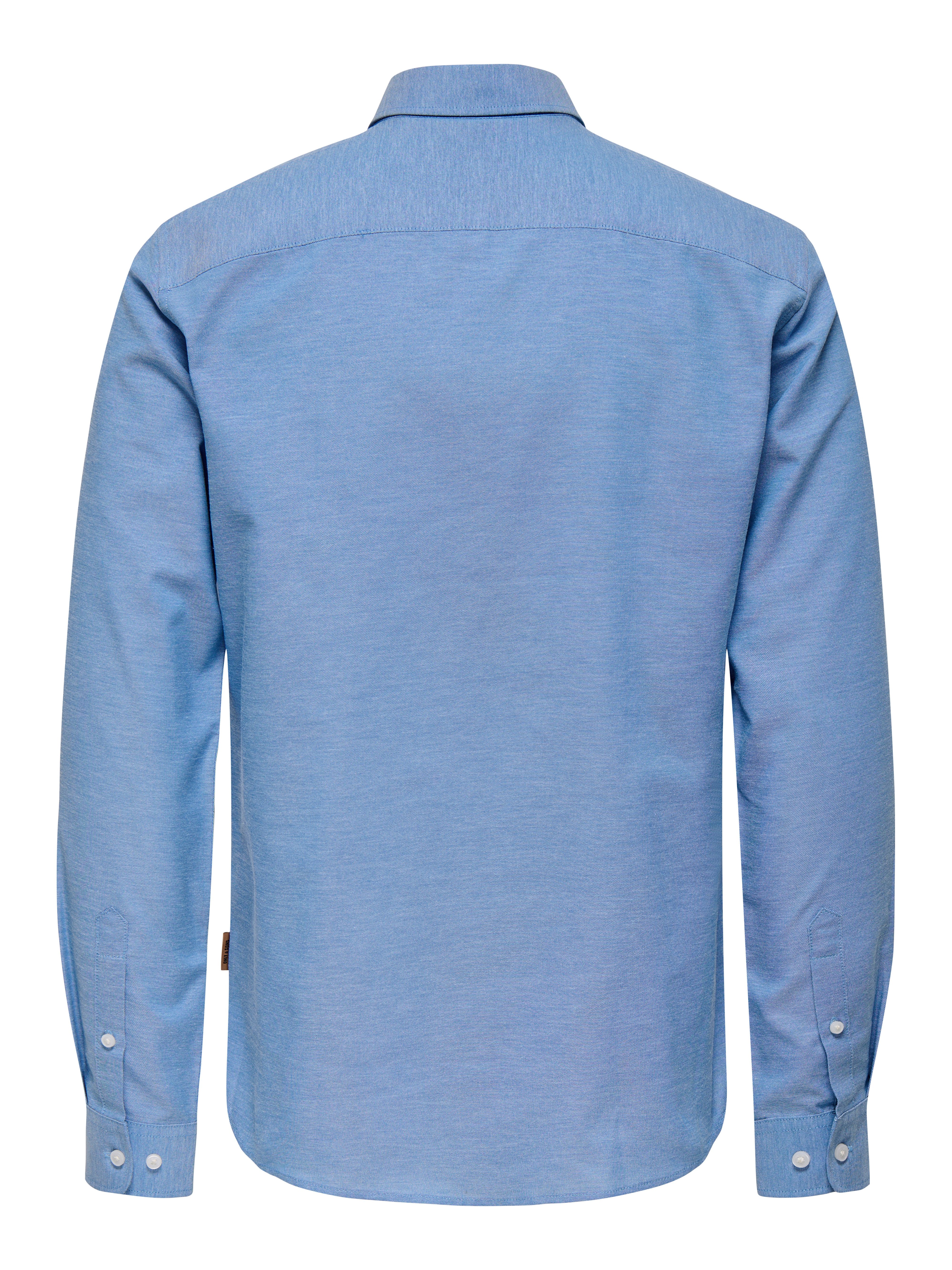 ONLY & SONS Overhemd met lange mouwen ONSALVARES SLIM LS OXFORD SHIRT OTL