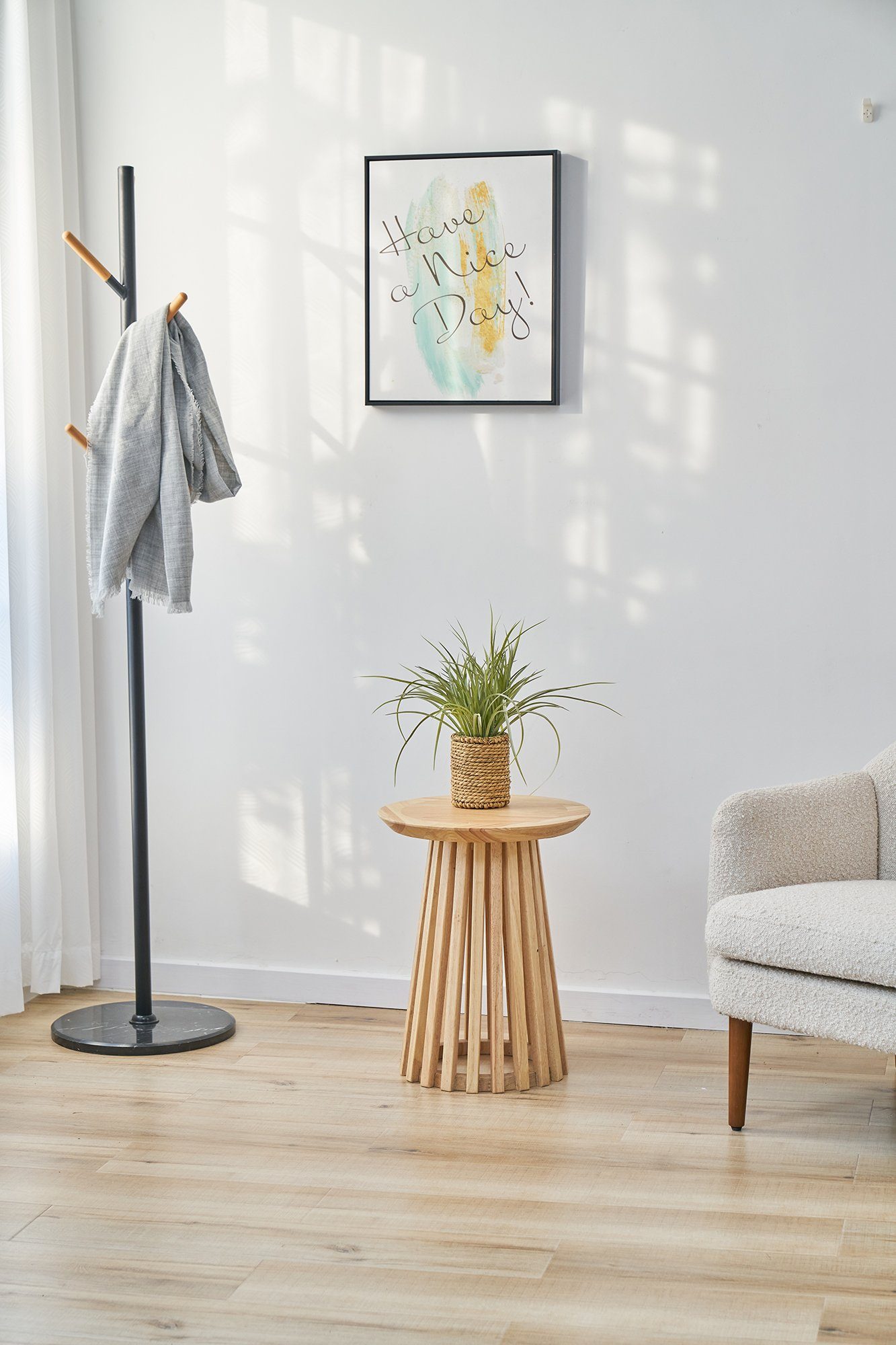 SIT Bijzettafel ook als hocker te gebruiken, plaat met zwitserse rand