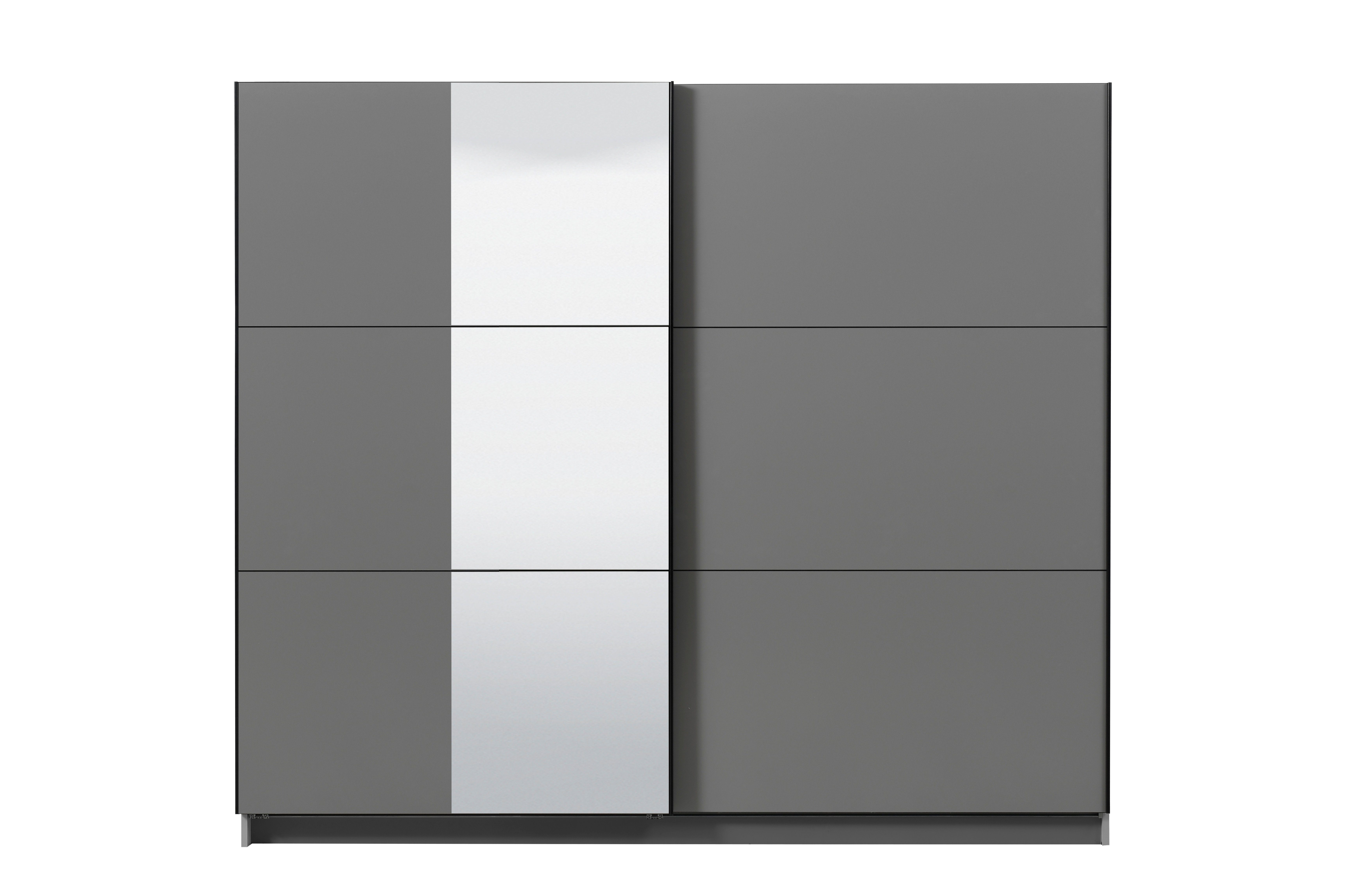 INOSIGN Zweefdeurkast Sierra kledingkast met spiegel linnenkast garderobe Topseller INCLUSIEF interne indeling, FSC®-gecertificeerd, OTTOs Choice