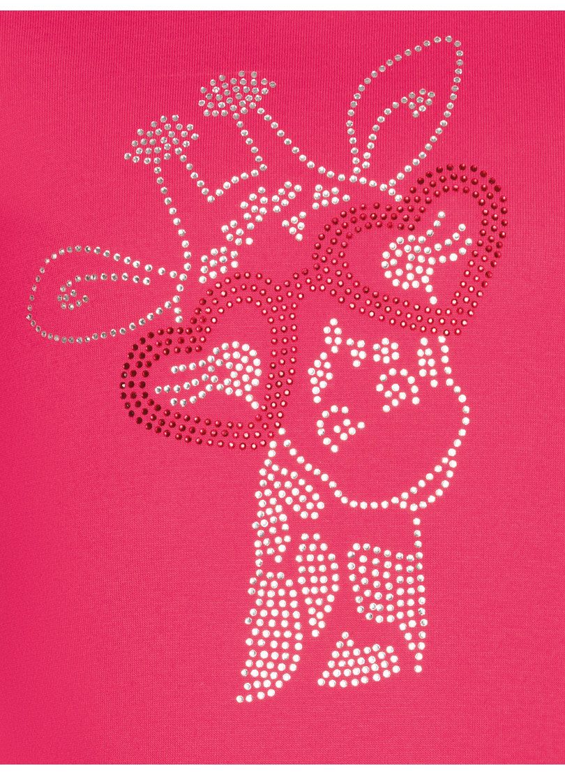 Trigema T-shirt TRIGEMA T-shirt met glinsterend giraffenprint (1-delig)