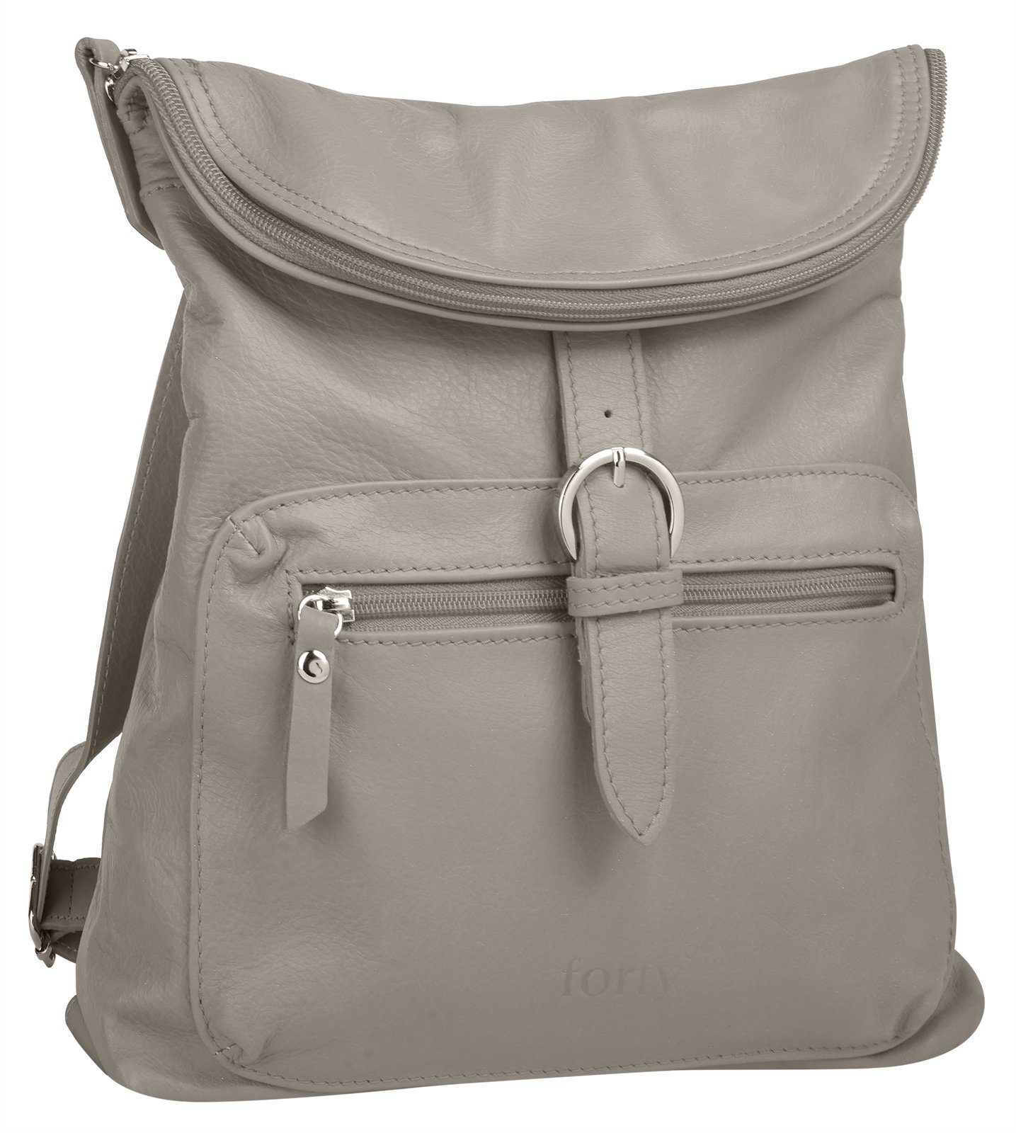 Forty Degrees Rugzak echt leer, made in italy