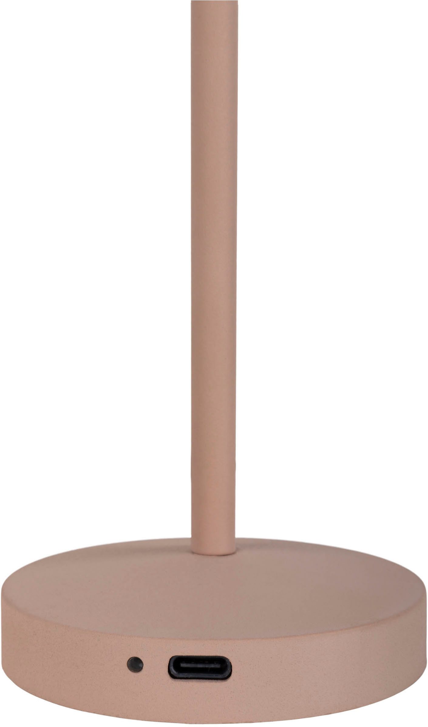 näve Led-tafellamp Gomba 18,5 cm 2-delig set, oplaadbaar, usb-kabel, geheugenfunctie, traploos dimbaar (2 stuks)