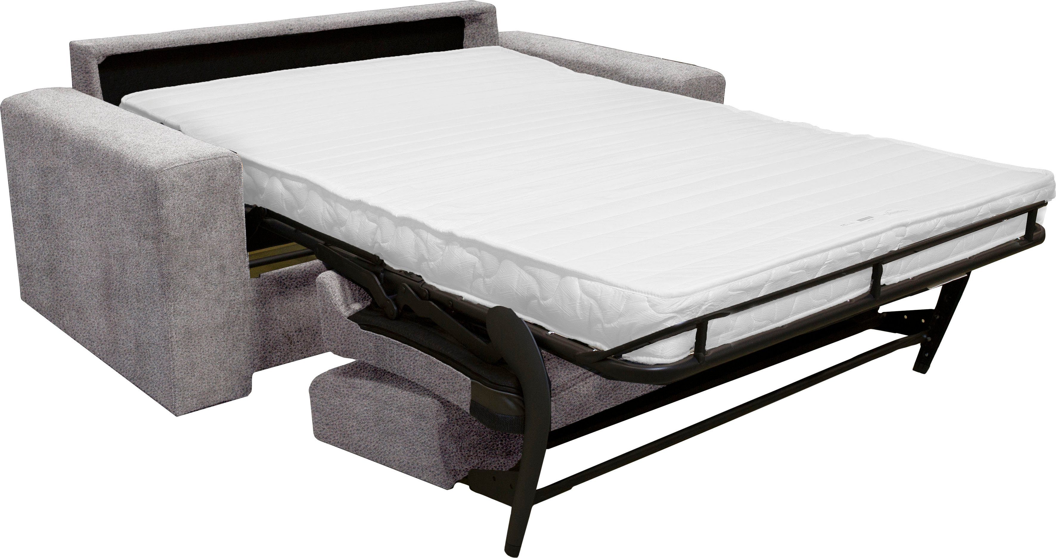 Home affaire 2-zitsbank Roma matras hoogte 14 cm Bedfunctie, met vering, Afmeting liggend ca. 123x198 cm