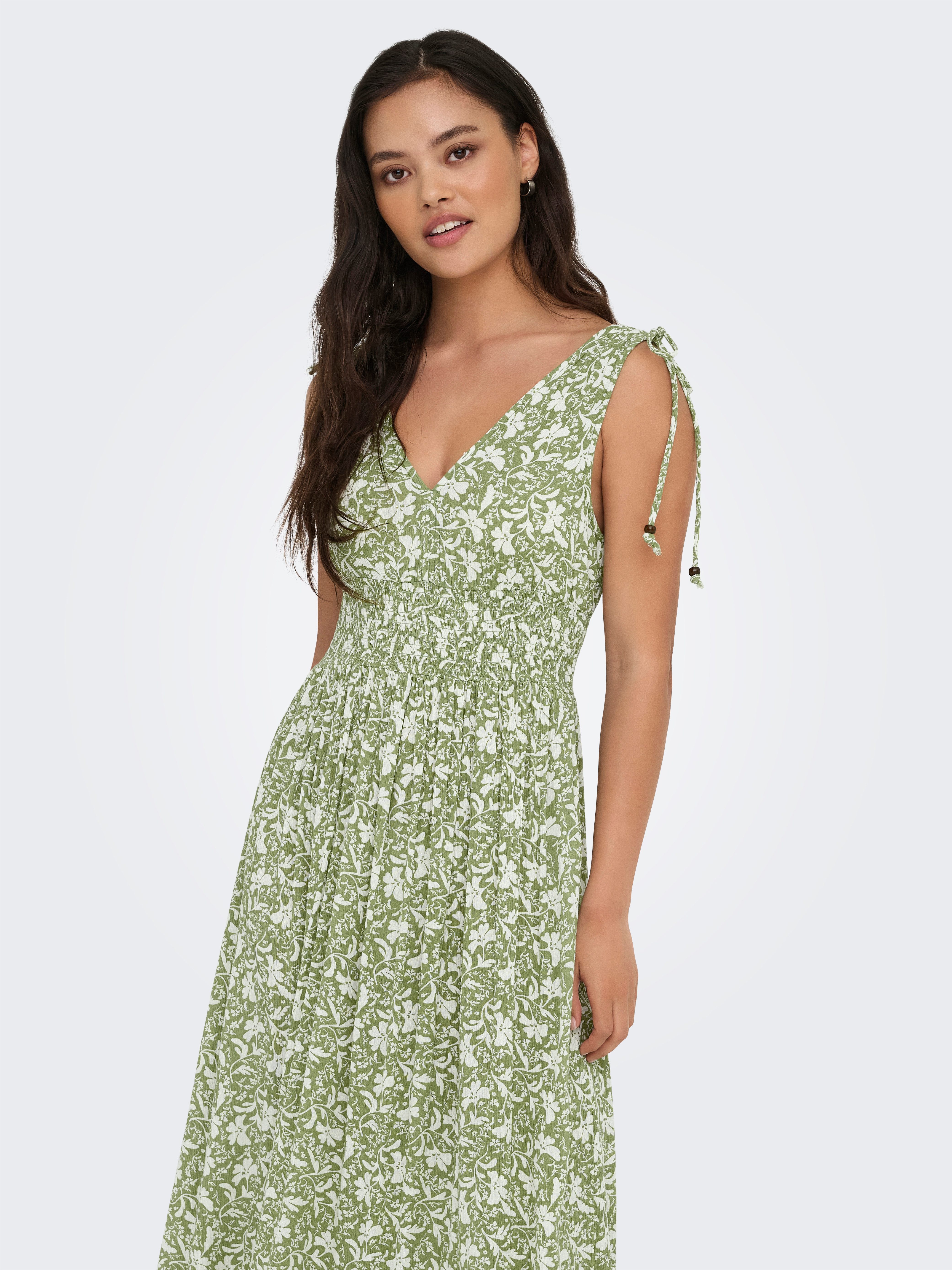 Only Maxi-jurk ONLFERNANDA LIFE S/L LONG DRESS WVN