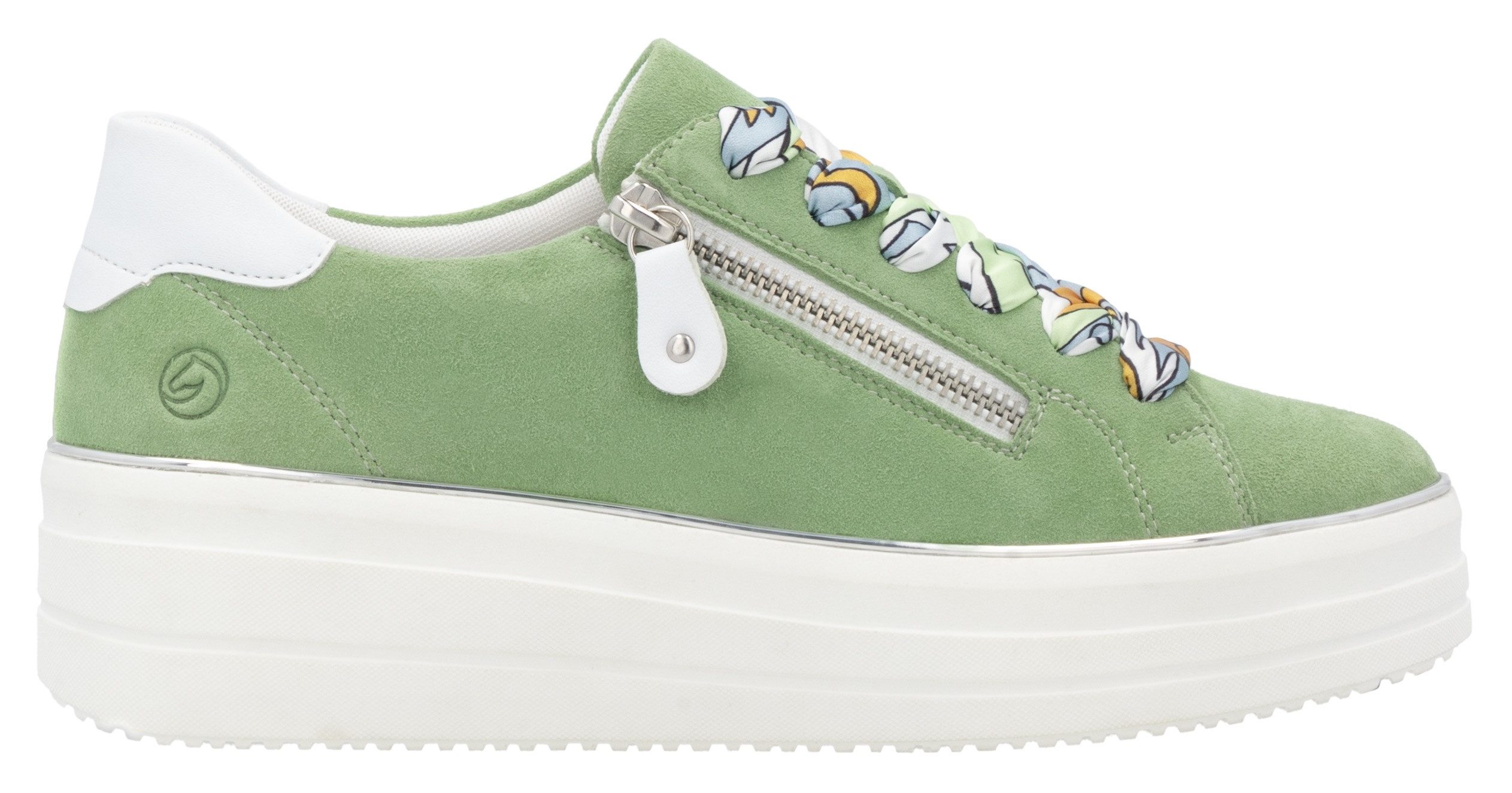 Remonte Plateausneakers , vrijetijdsschoen, lage schoen, veterschoen met zijrits