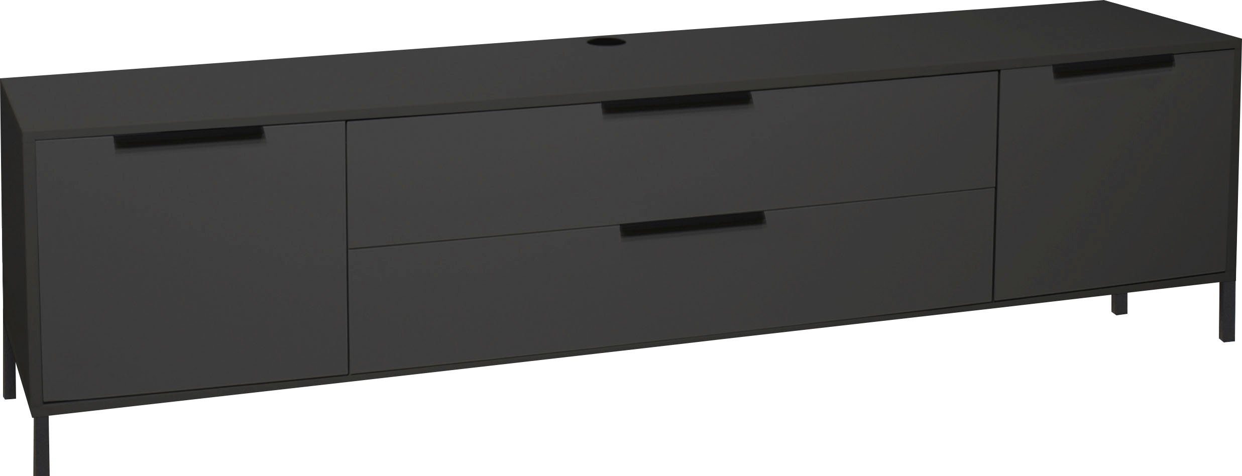 Mäusbacher Tv-meubel Bonnie TOPSELLER! Lowboard met vierkant frame lowboards zwart
