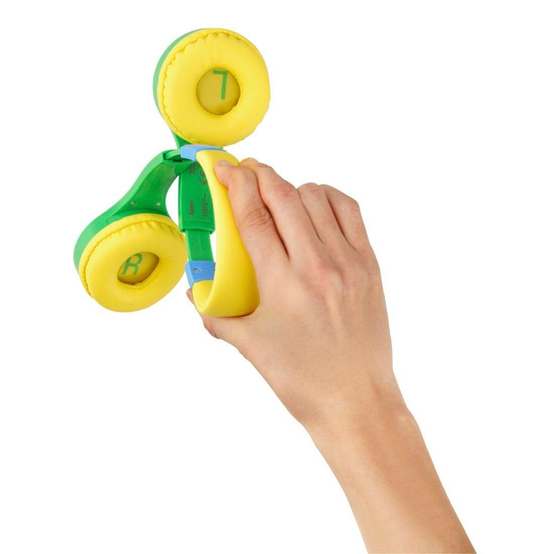 Hama Kinder koptelefoon Kindkoptelefoon met kabel (85 dB volume beperking, on-ear) Maat verstelbaar, geïntegreerde microfoon, Siri en Google Assistant