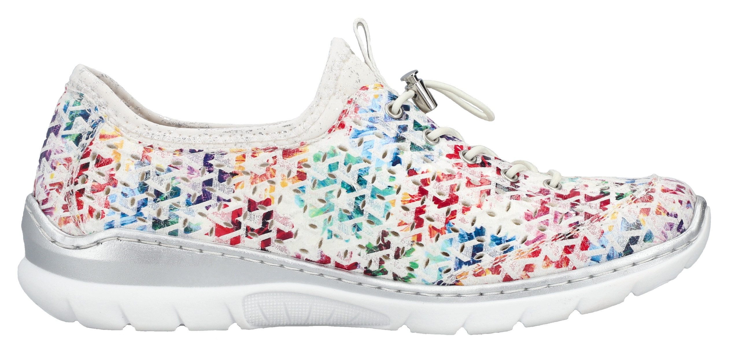 Rieker Slip-on sneakers , instapschoen, vrijetijdssneaker, lage schoen met memosoft-inrichting