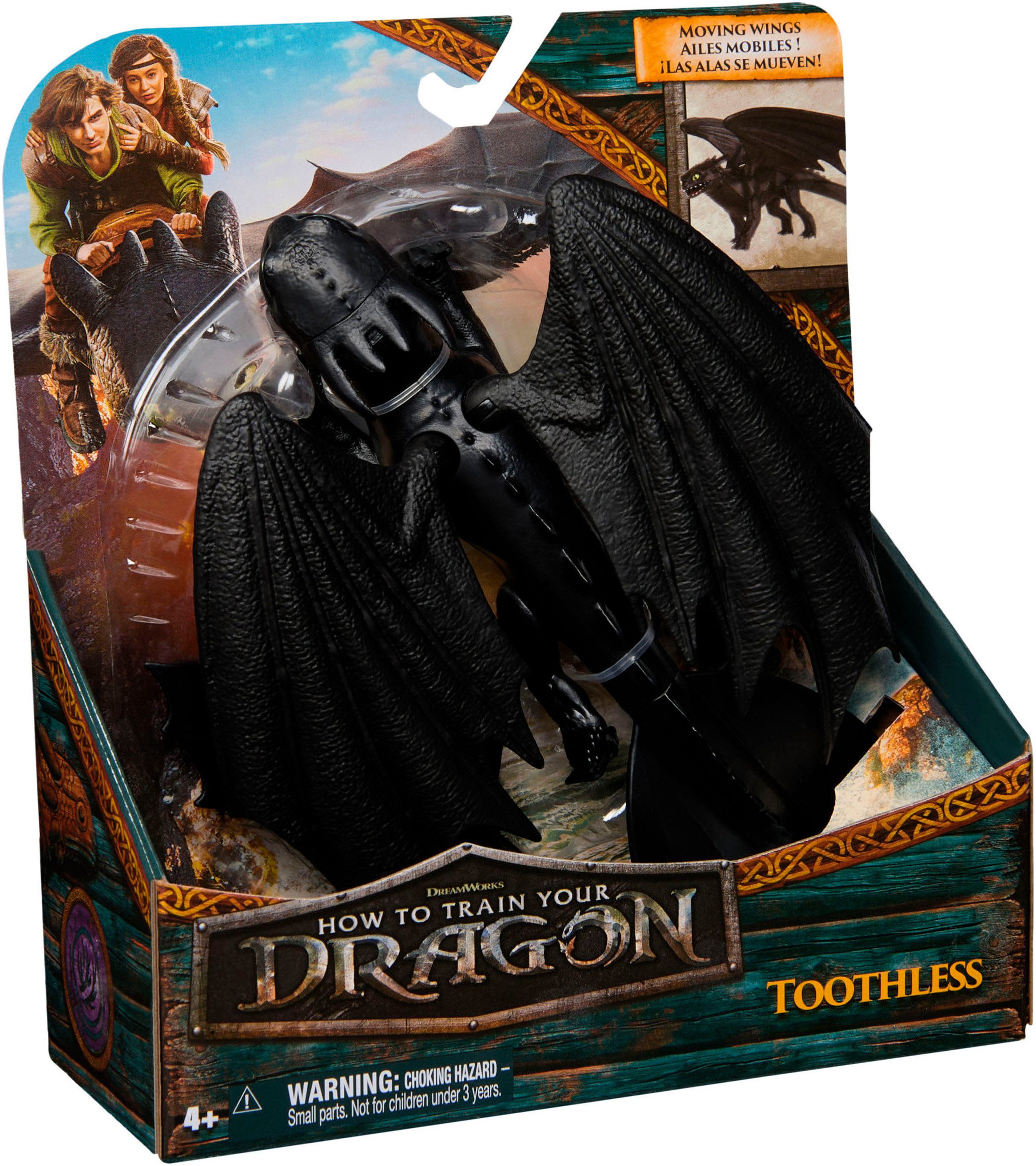 Spin Master Speelfiguur Dragons Movie - Basic Dragons - Ohnezahn