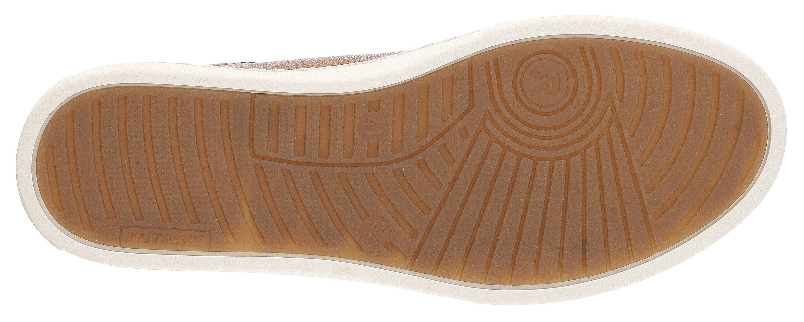 RIEKER Sport Sneakers met leren binnenvoering, vrijetijdsschoen, lage schoen, veterschoen