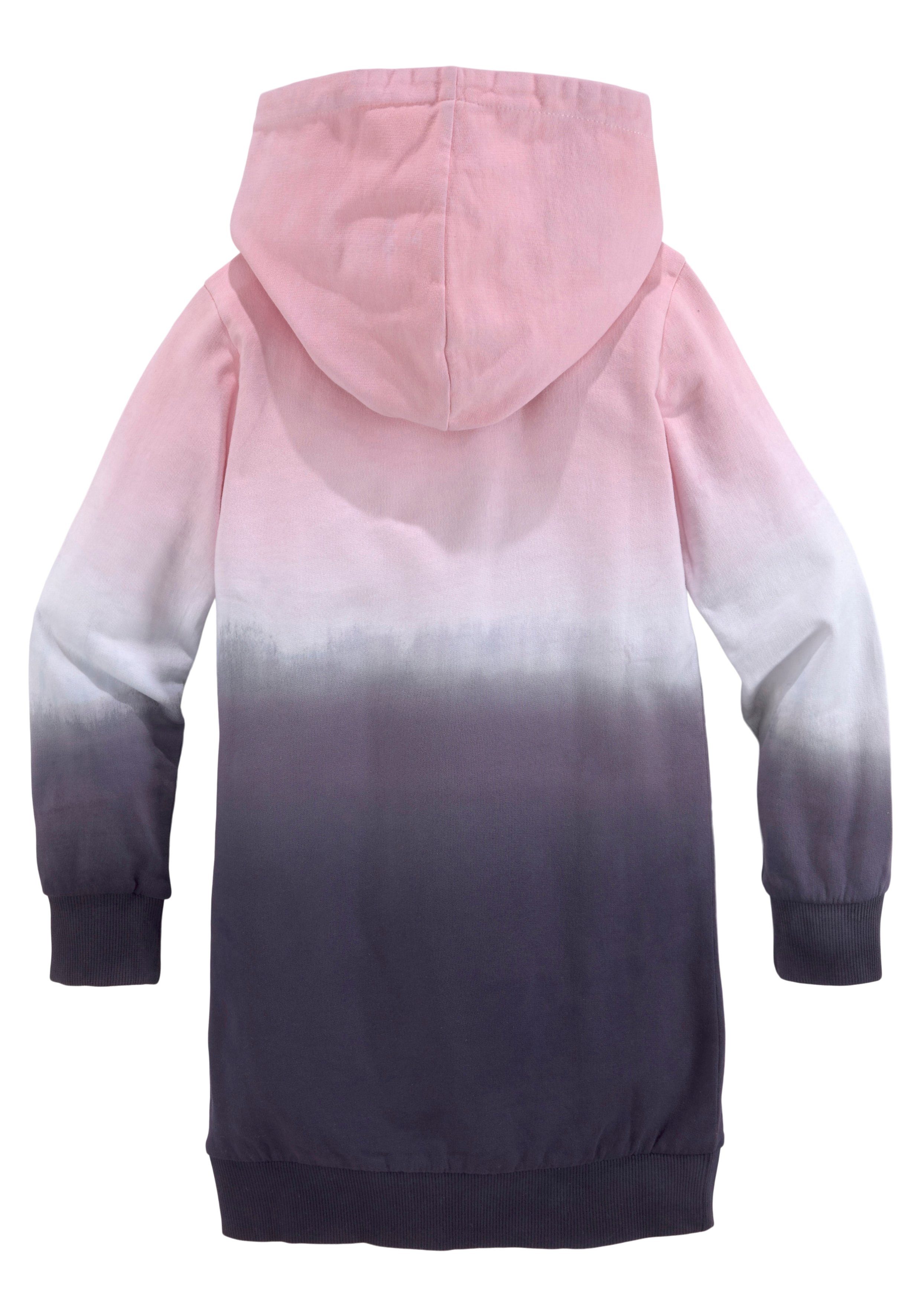 KangaROOS Sweatjurk Voor kleine meisjes tot halverwege de bovenbenen, casual look, van sweatstof