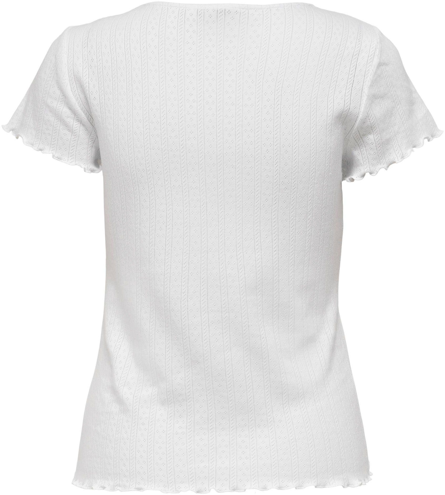 Only Shirt met korte mouwen ONLCARLOTTA S/S TOP JRS NOOS