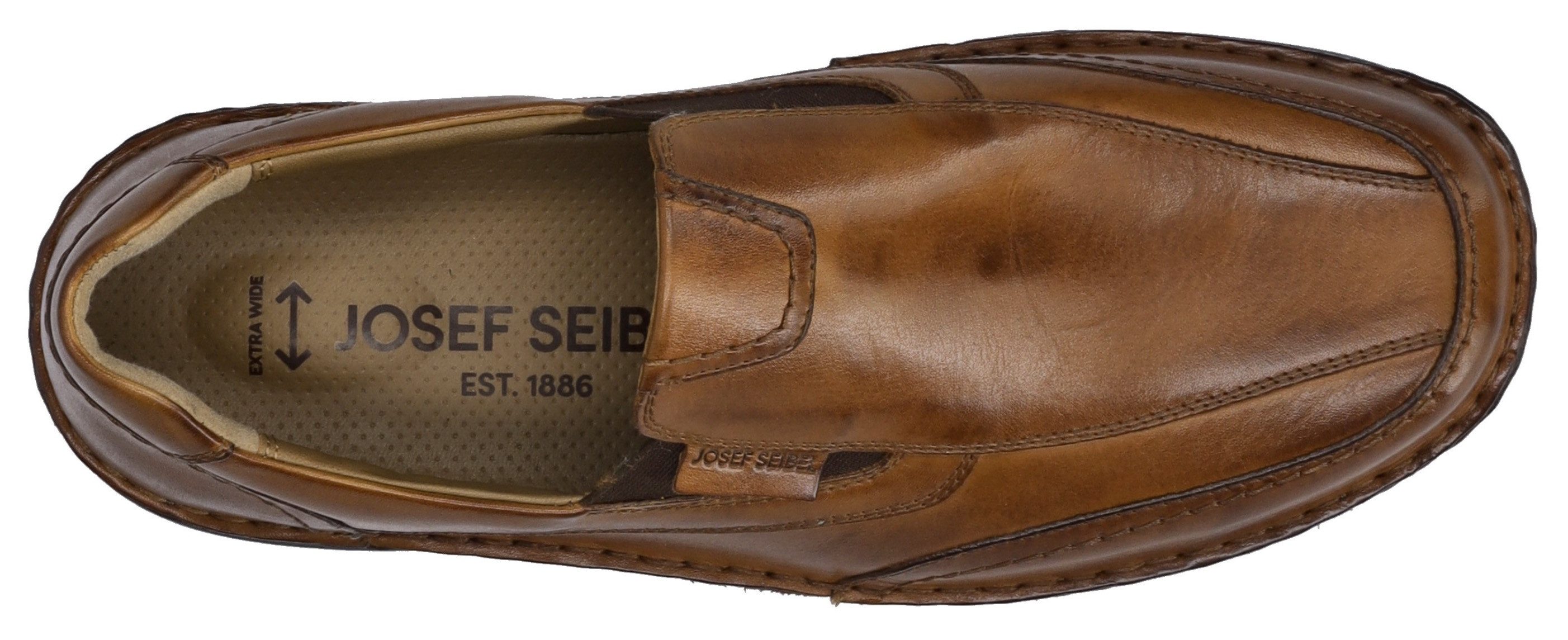 Josef Seibel Instappers New Anvers 67 Vrijetijdsschoen, lage schoen, comfortabele schoen met verwisselbaar voetbed