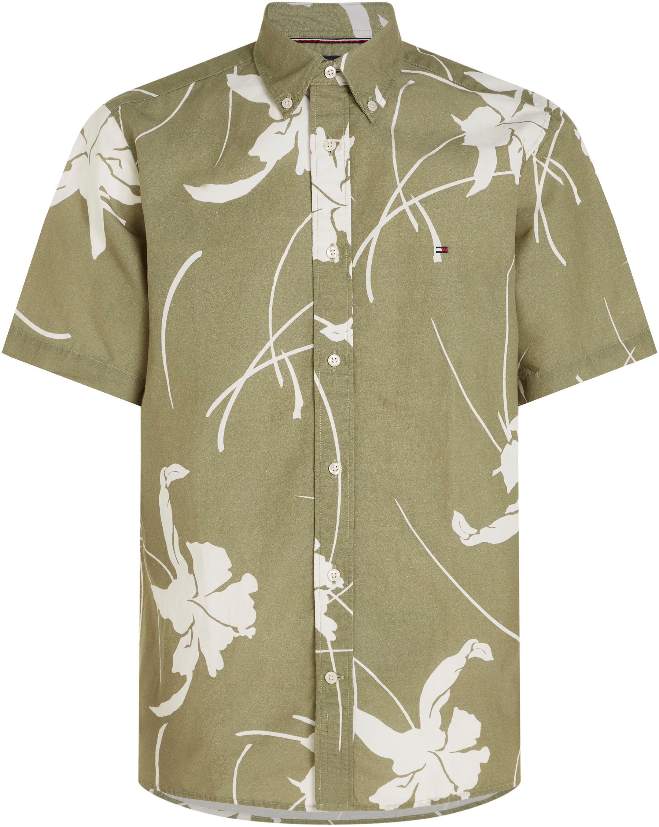 Tommy Hilfiger Overhemd met korte mouwen LARGE TROPICAL PRT SHIRT