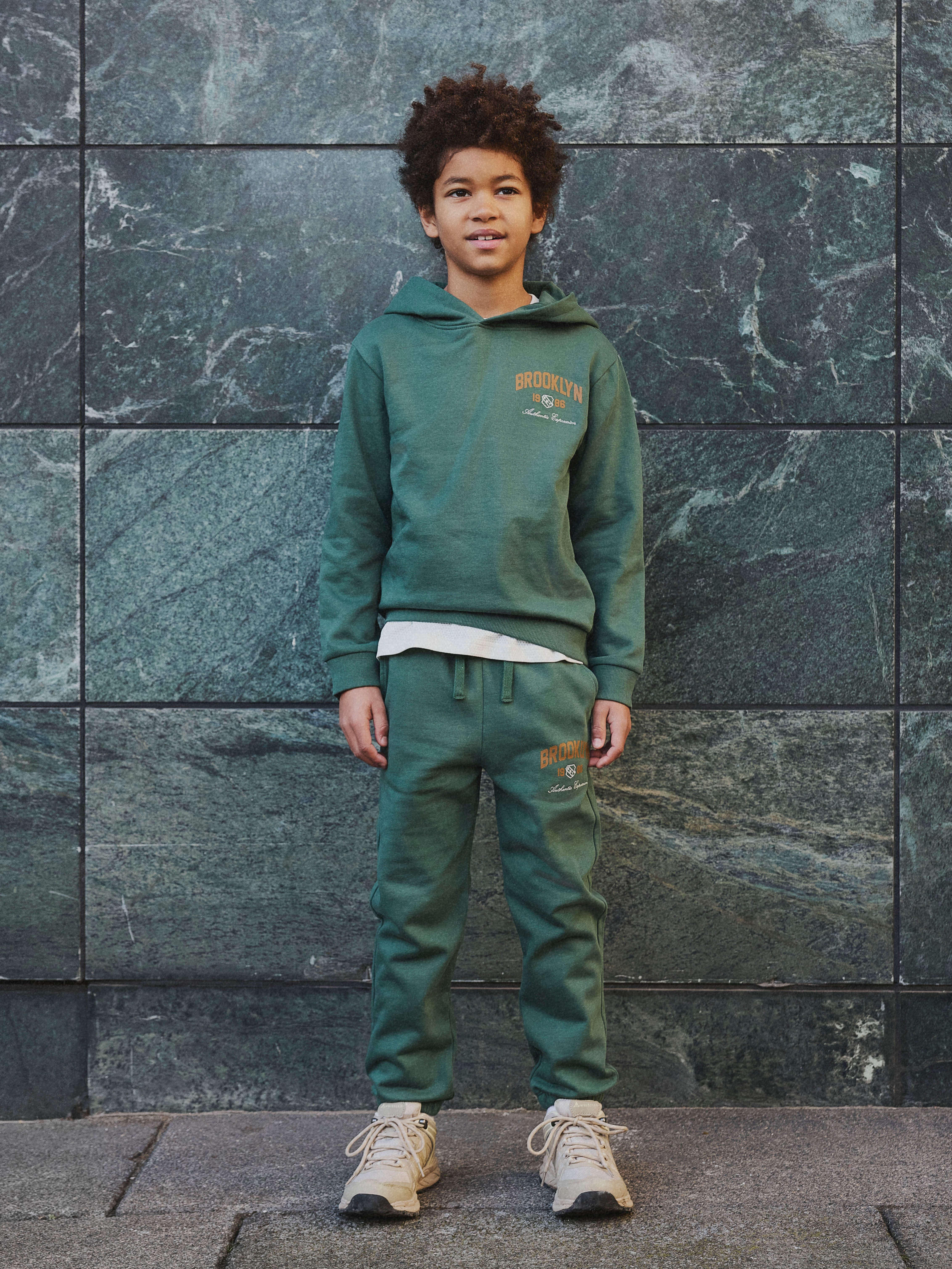 Name It Hoodie NKMNEWI LS NREG SWEAT WH BRU