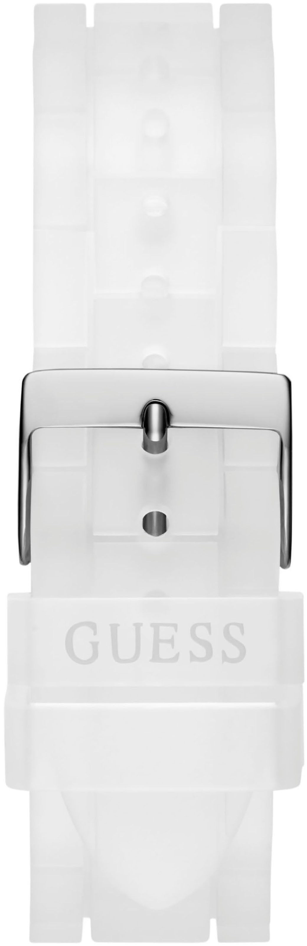 Guess Multifunctioneel horloge JELLY Quartzhorloge, horloge, damenuur, datum, 12/24-uurs weergave