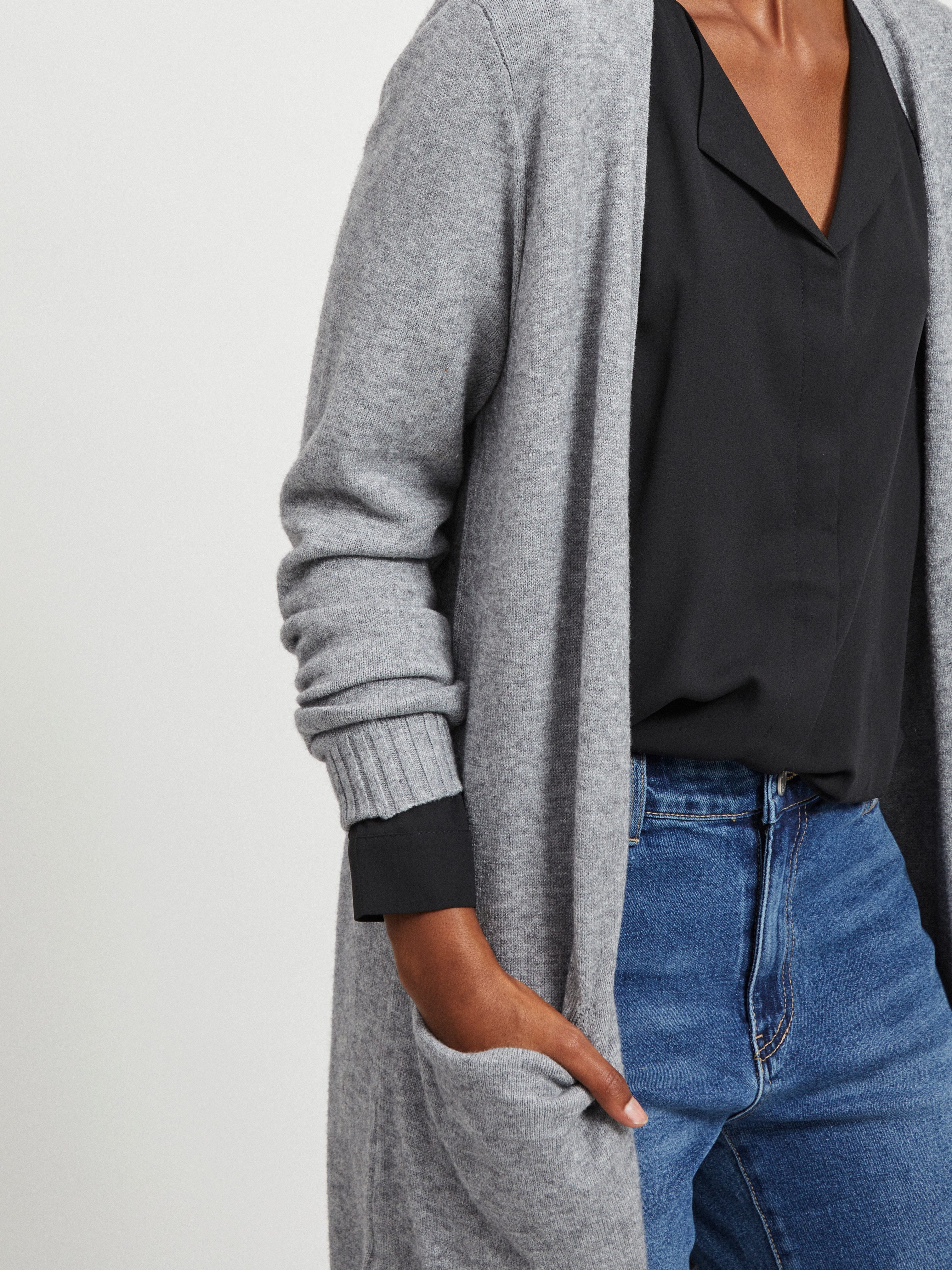 Vila Lang vest VIRIL LONG L S KNIT CARDIGAN NOOS