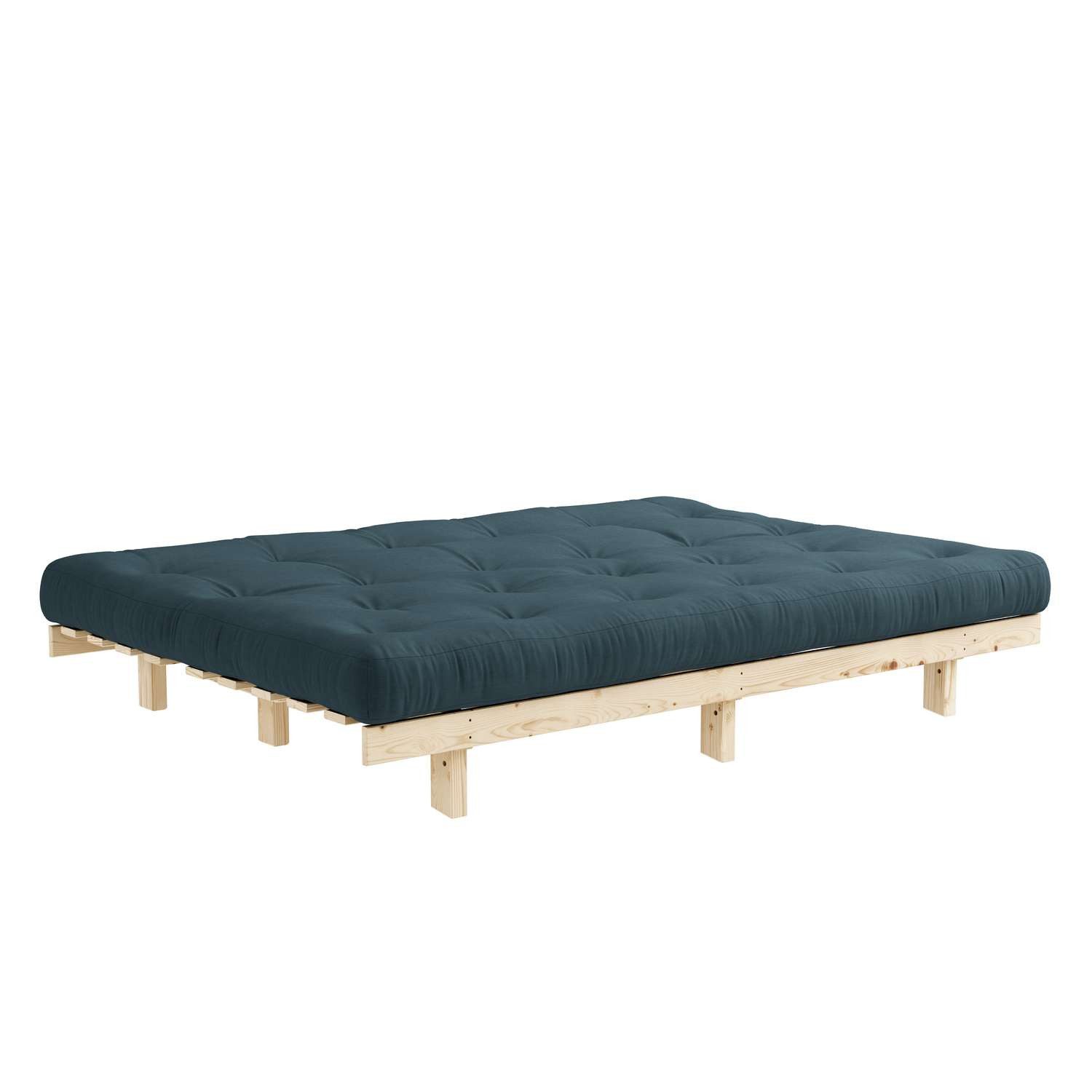 Karup Slaapbank Lean 200 slaapbank, logeerbed, bank met futonmatras Inclusief futonmatras, ligoppervlak 130x200 cm, FSC® gecertificeerd grenen (2 stuks)