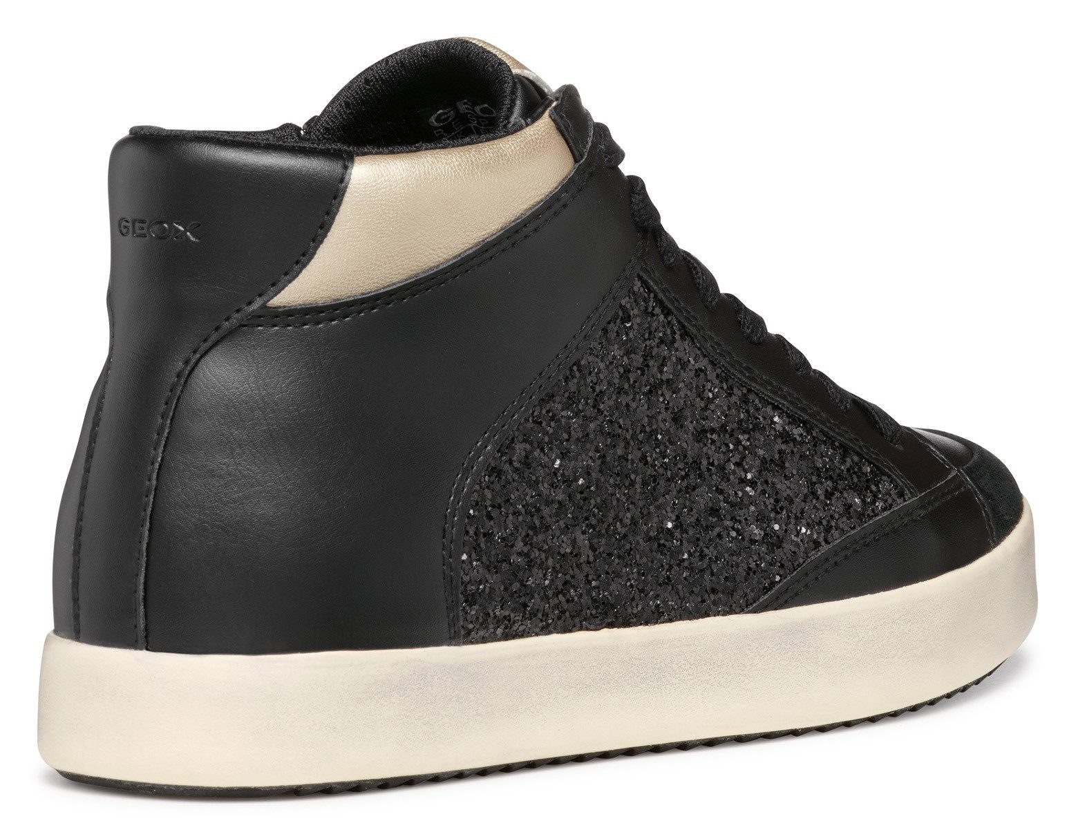 Geox Sneakers D BLOMIEE H High top sneaker veterschoenen winterlaarzen met gepolsterde schacht