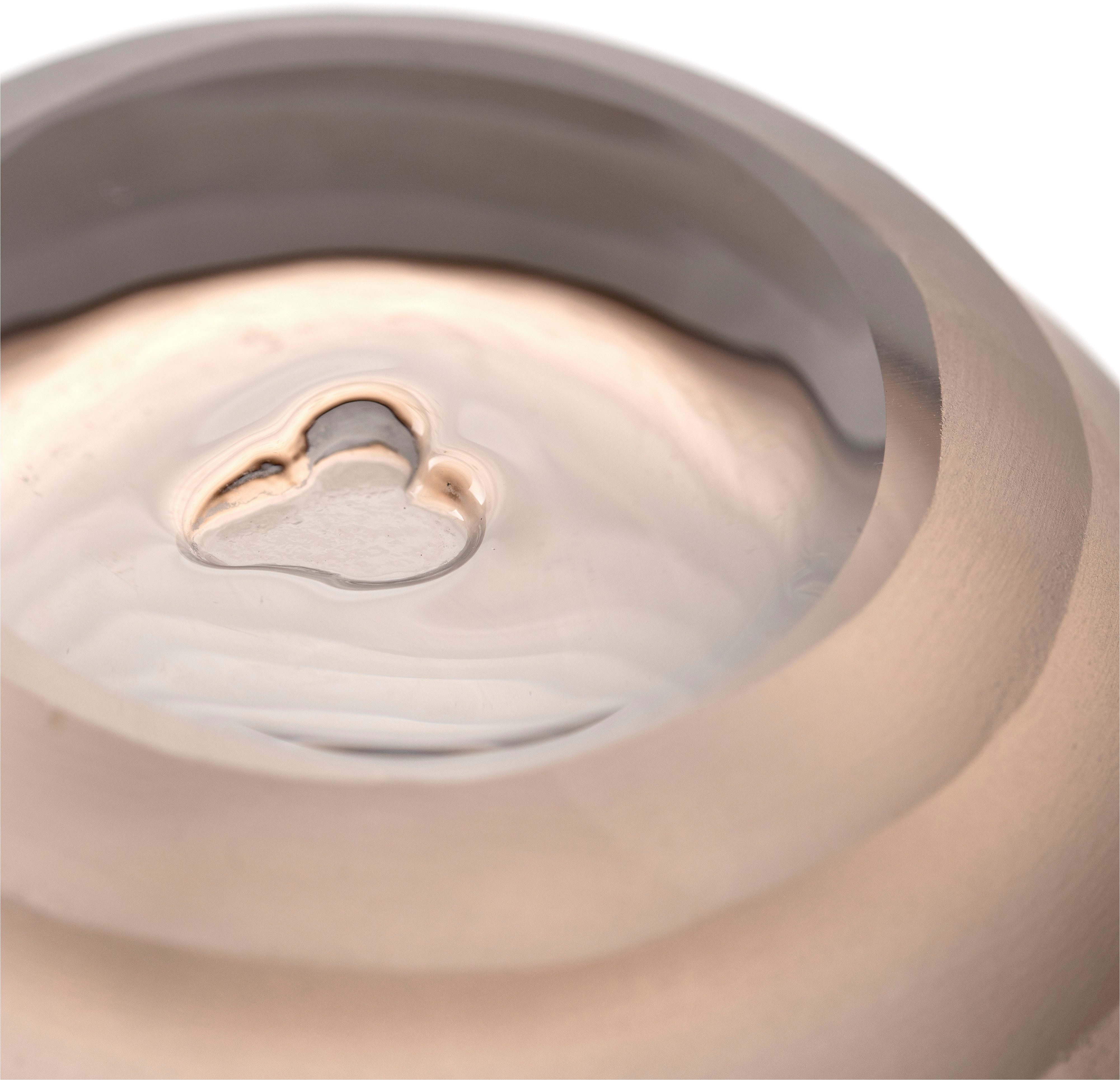 LEONARDO Tafelvaas Decoratieve vaas BELLAGIO uit glas, beige, handgemaakt (1 stuk)