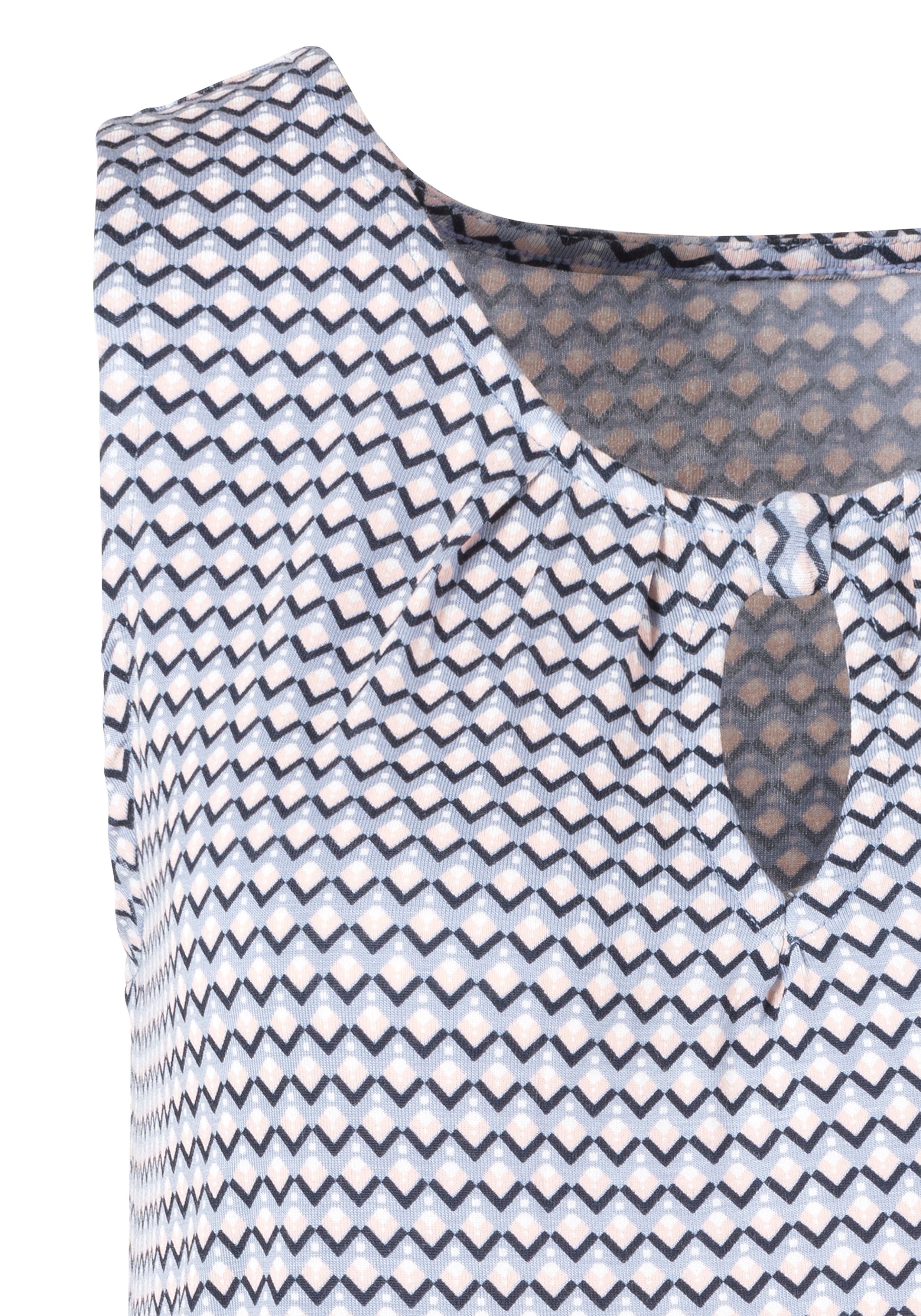 Vivance Shirttop met een cut-out en fijne plooi voor (Set van 2)