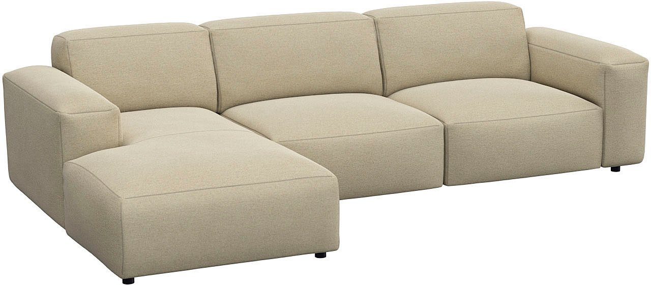 FLEXLUX Hoekbank Lucera comfortabel en comfortabel door hoogwaardige zitconstructie, L-vorm