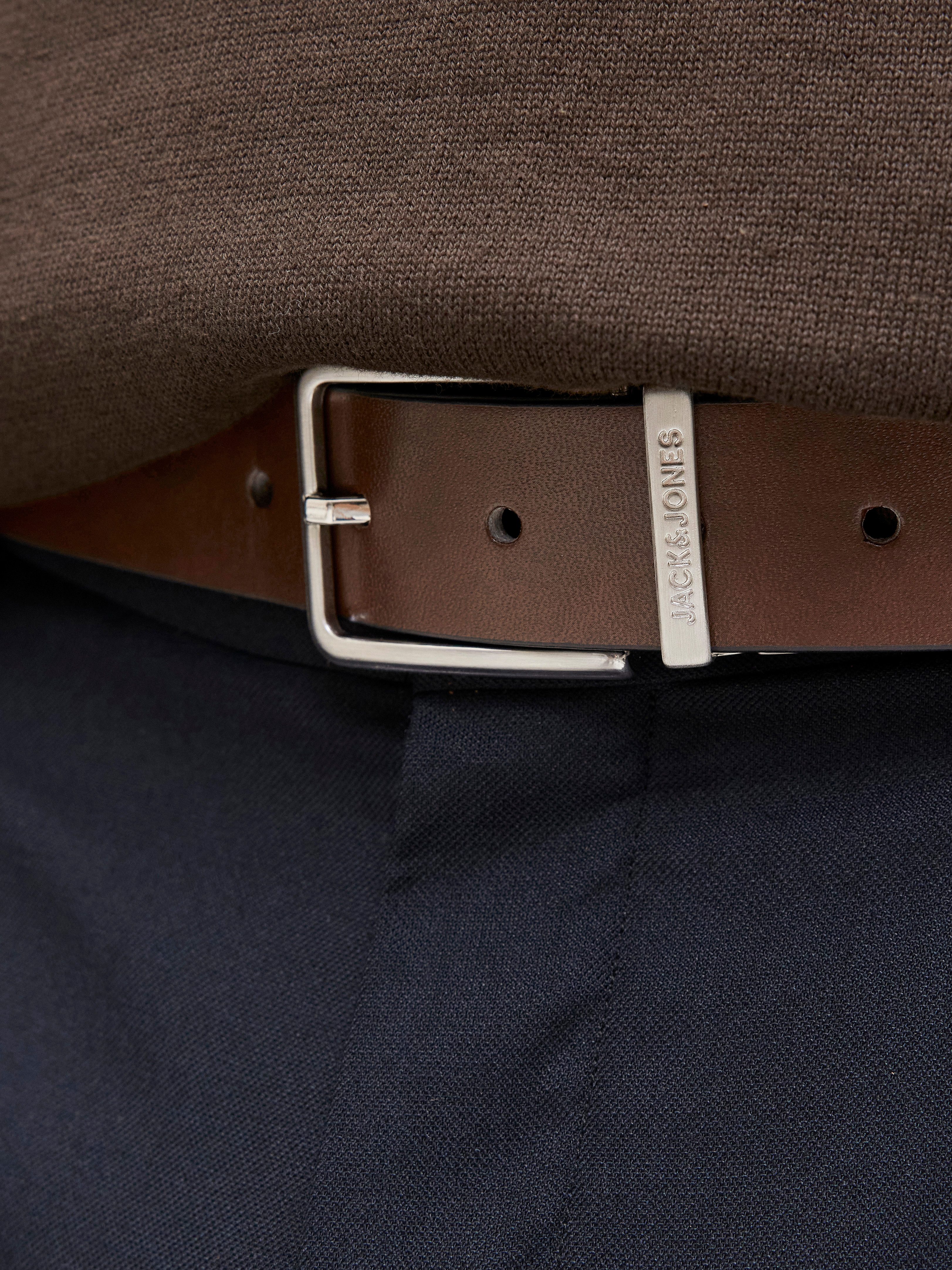 Jack & Jones Leren riem JACGARDA REVERSIBLE BELT NOOS