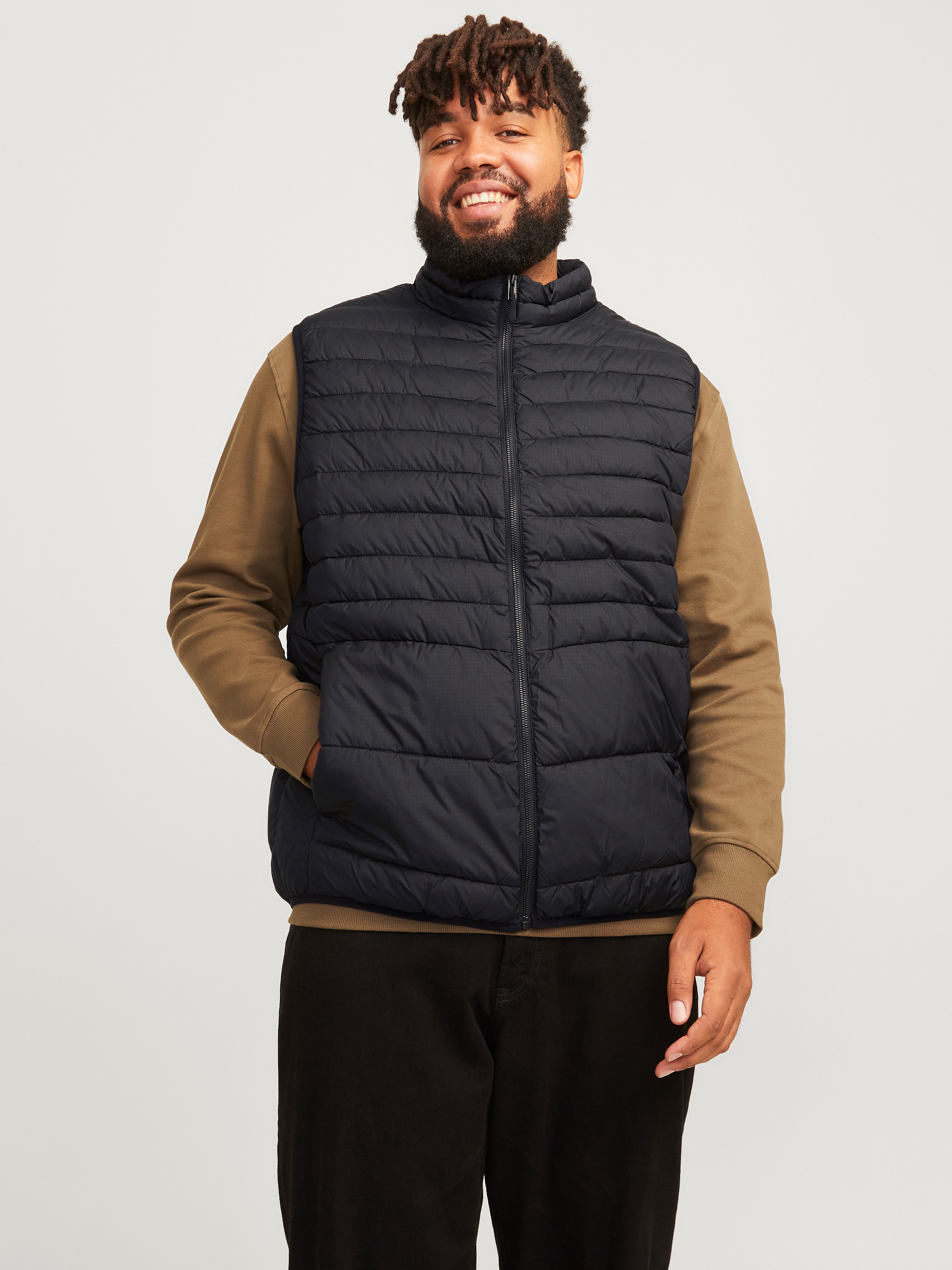 Jack & Jones PlusSize Korte bodywarmer JJESTATE PACKABLE BW COLLAR NOOS PLS