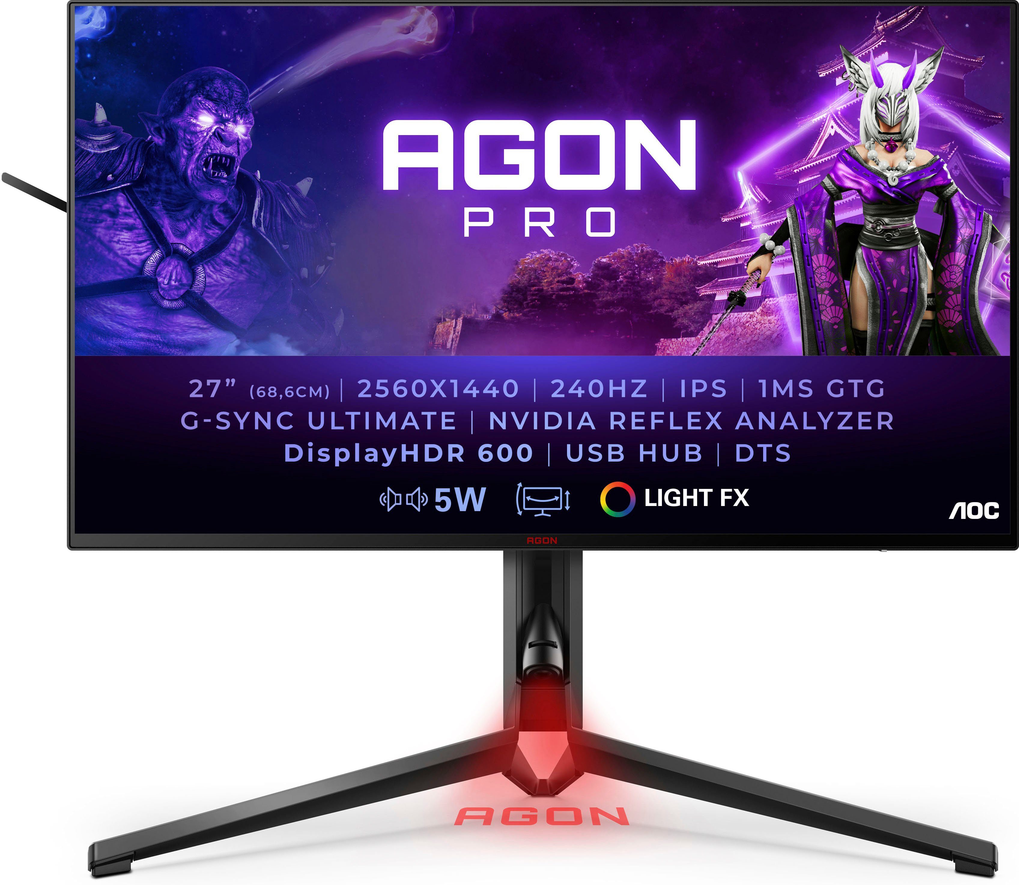 AOC Gaming-monitor AG274QS, 68,5 cm / 27", QHD