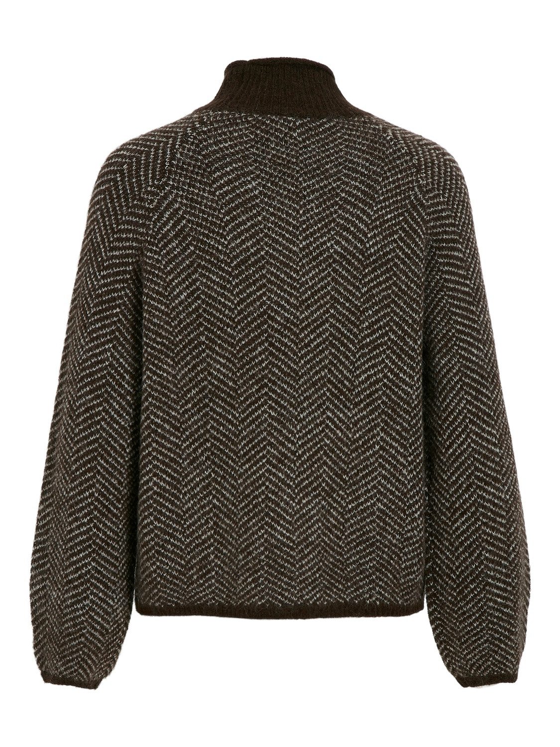 Vila Trui met staande kraag VILORY HIGH NECK L/S KNIT TOP - NOOS
