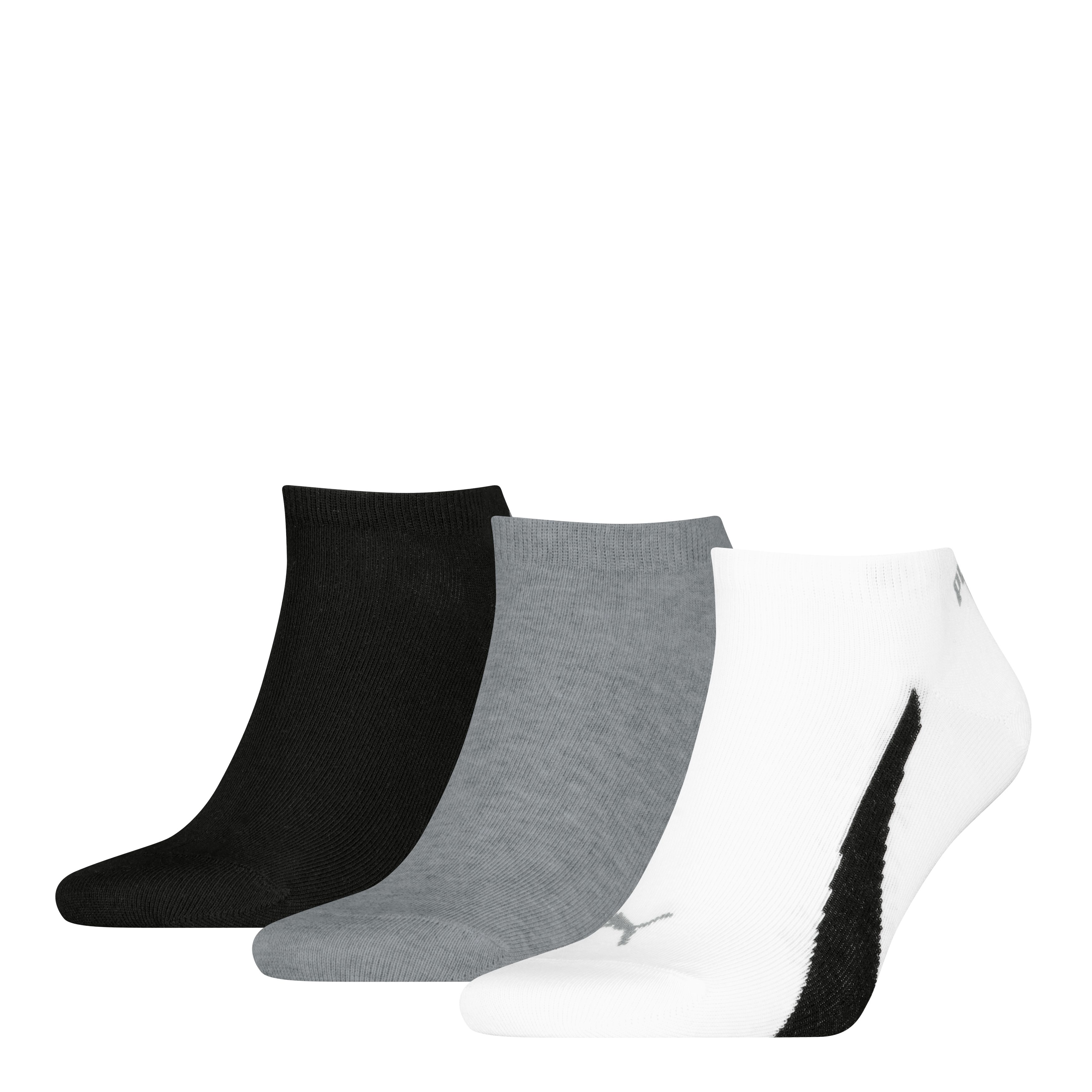 PUMA Sneakersokken PUMA UNISEX LIFESTYLE SNEAKERS 3P (3 paar, 3 paar) unisex sokken maat 35-38 wit