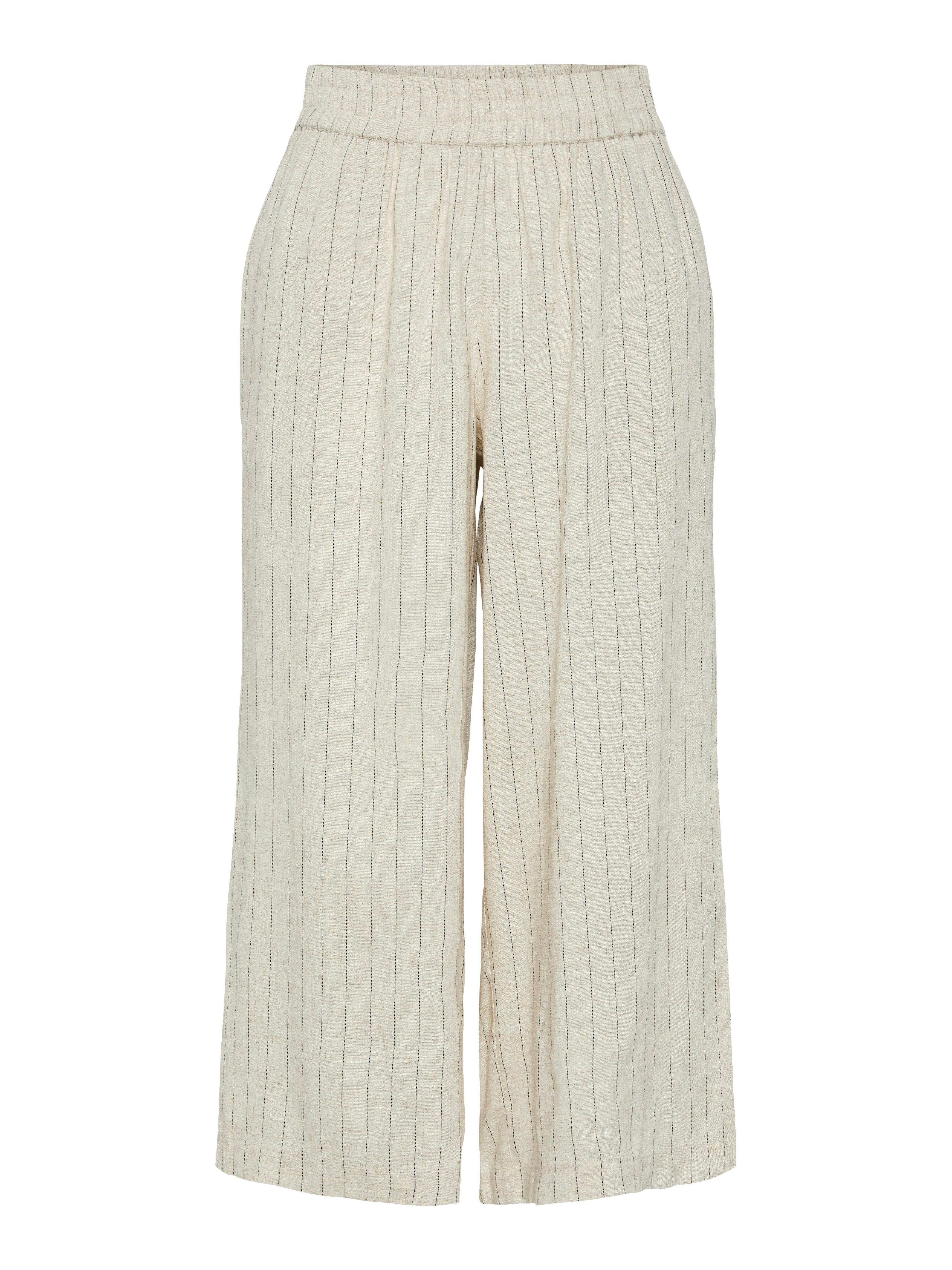 pieces Comfortbroek PCPIA HW WIDE CULOTTE WVN NOOS