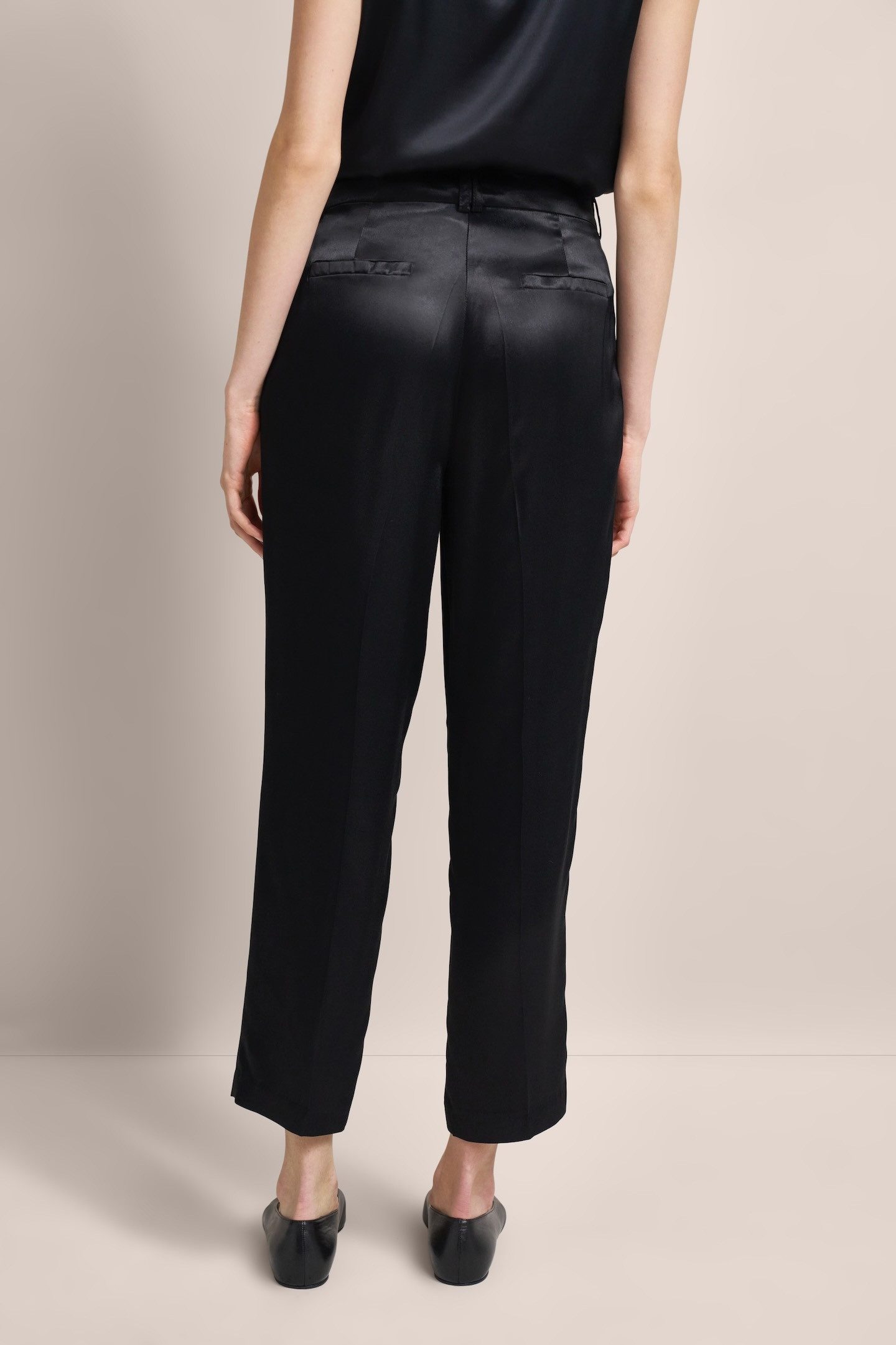 Bugatti Stoffen broek met persplooien
