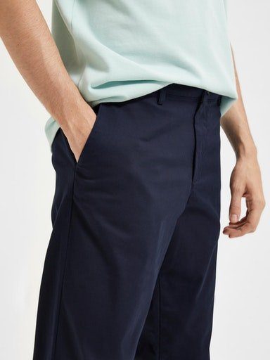 SELECTED HOMME Stoffen broek SLH196-STRAIGHT-NEW MILES FLEX PANT NOOS