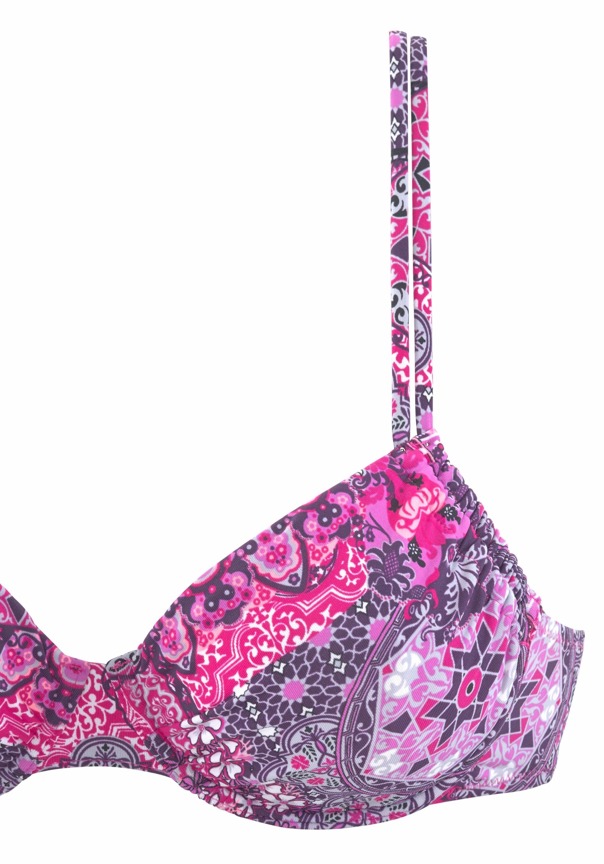 Buffalo Bikinitop met beugels Shari met paisleyprint