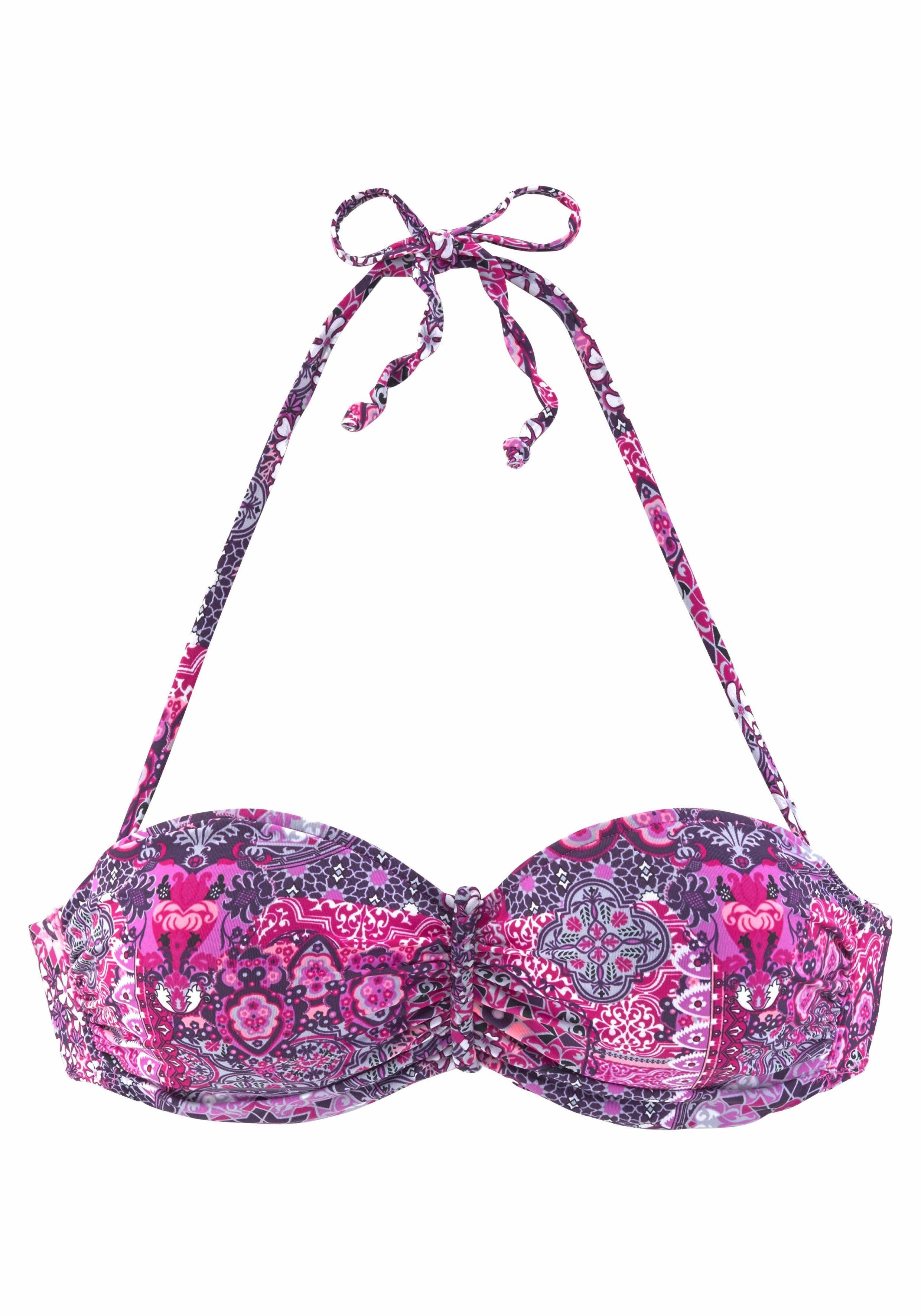 Buffalo Bandeau-bikinitop Shari met paisleyprint