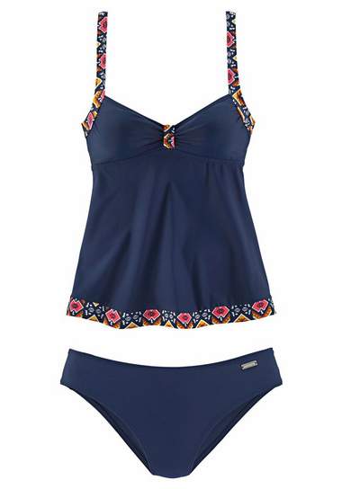 LASCANA Tankini met top in A-lijn LASCANA Tankini met top in A-lijn