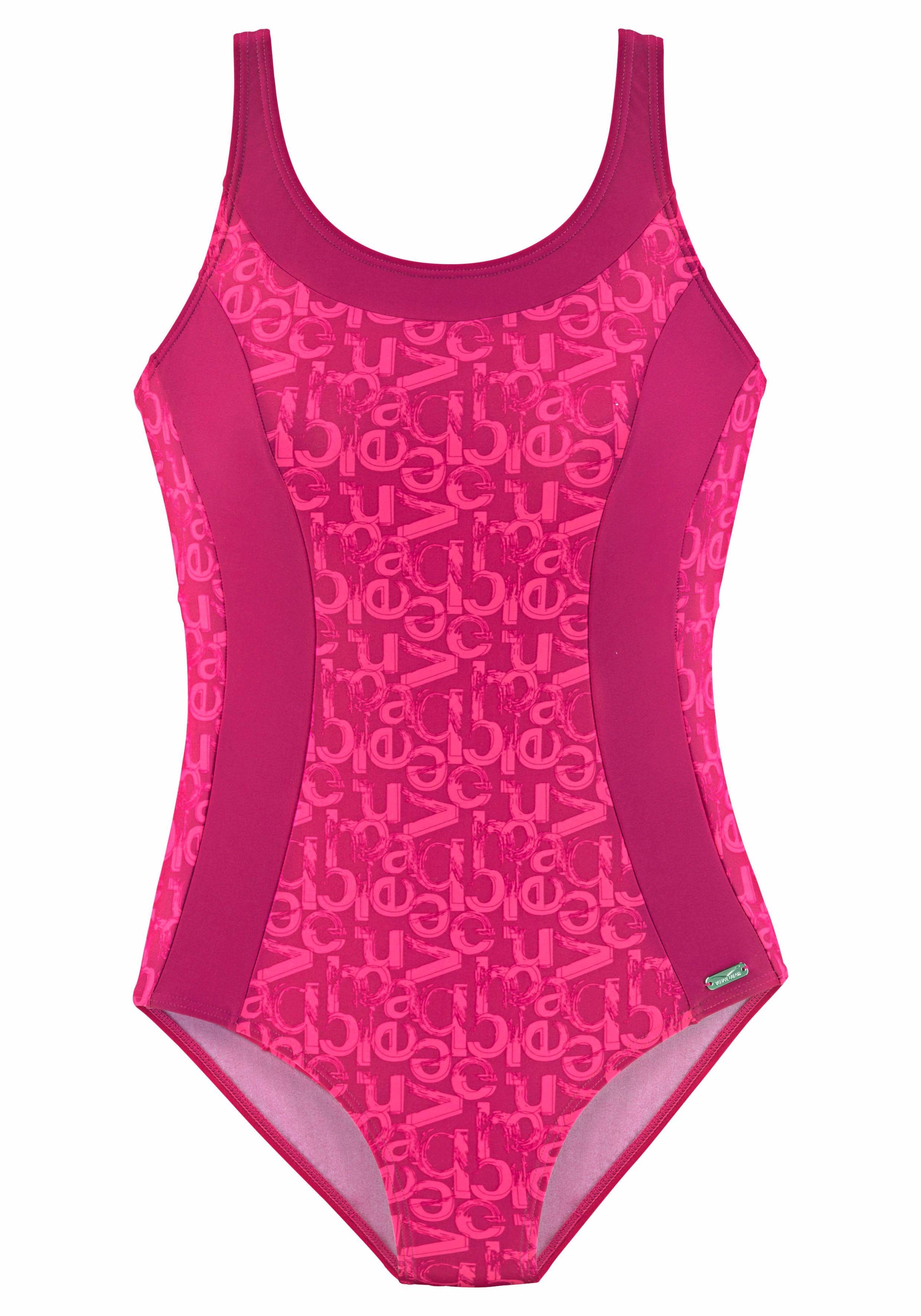 Venice Beach Badpak KARIBIK met een trendy all-over print en modellerend effect
