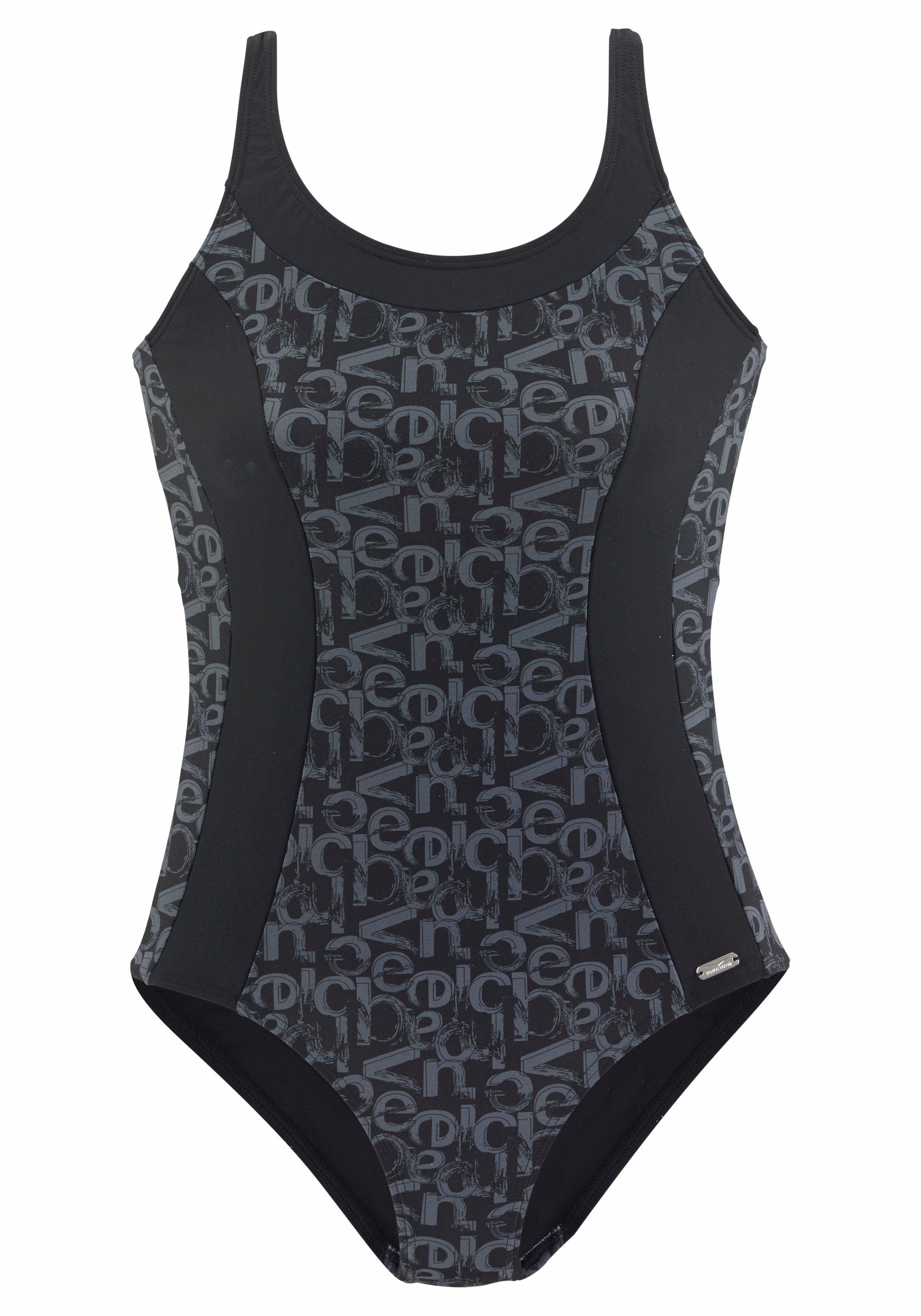 Venice Beach Badpak KARIBIK met een trendy all-over print en modellerend effect