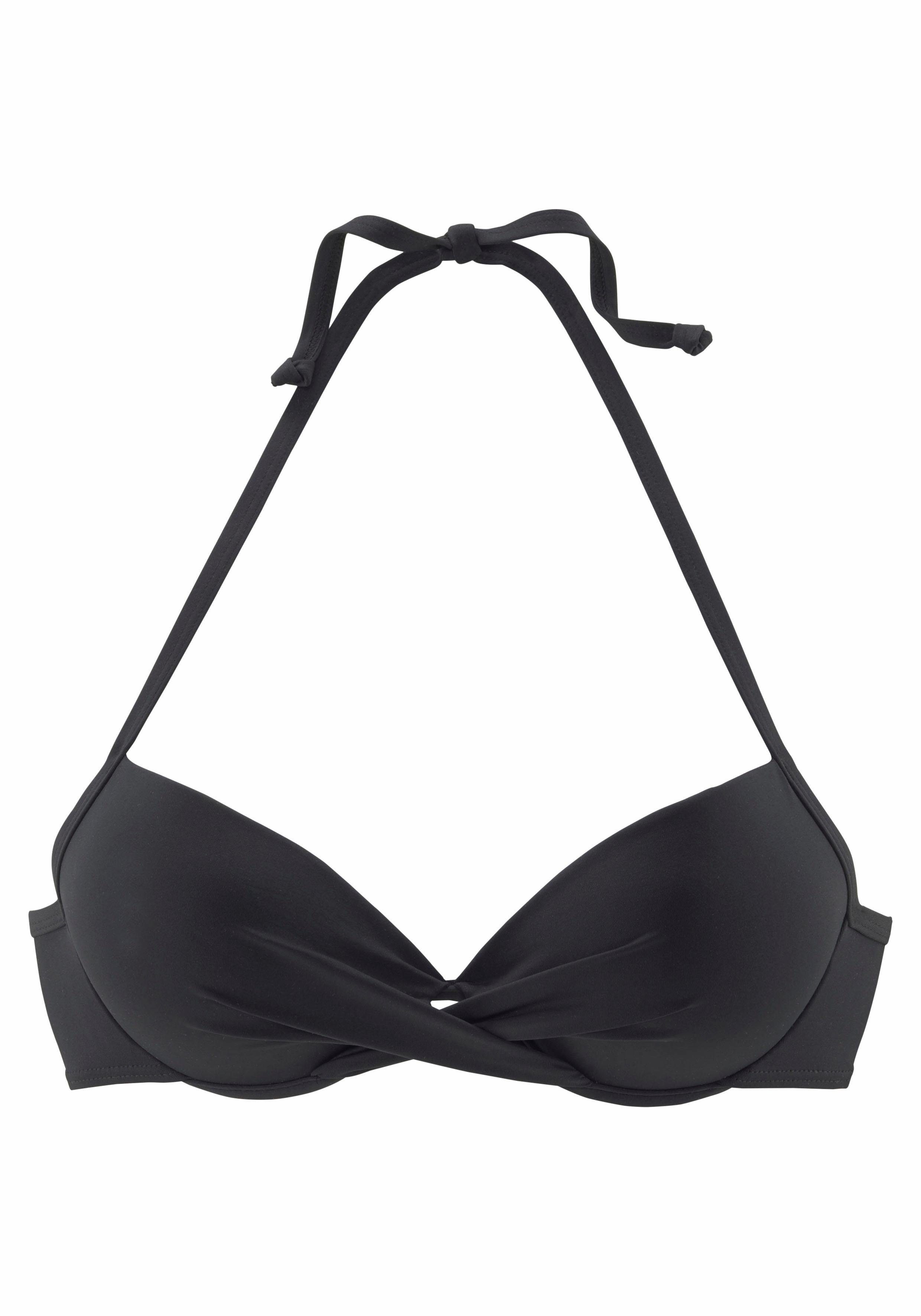 s.Oliver RED LABEL Beachwear Push-upbikinitop Spain in wikkellook