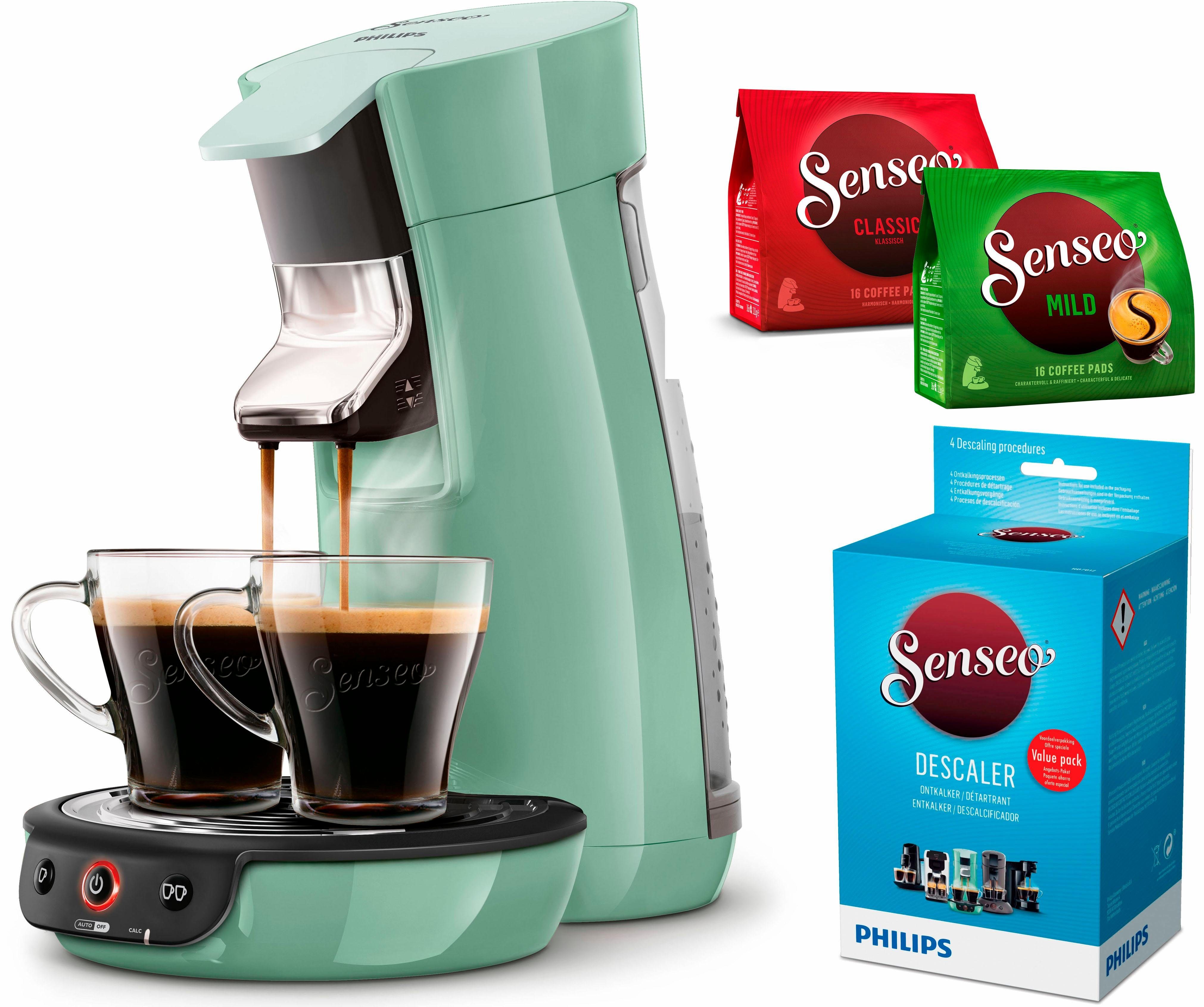Otto - Senseo Philips SENSEO® koffiepadautomaat Viva Café HD7829/70, blauw