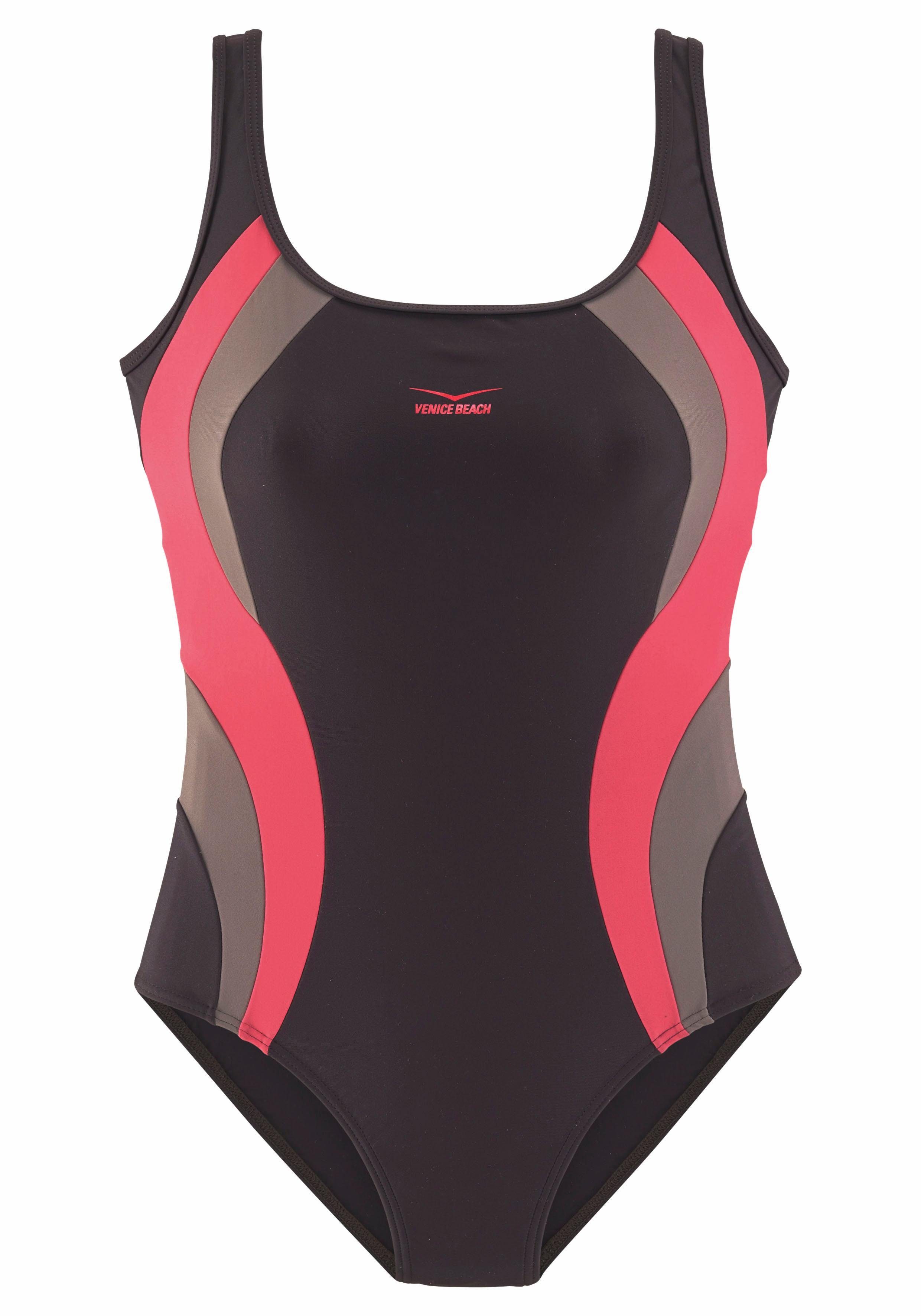 Venice Beach Badpak in een sportief design en met een modellerend effect