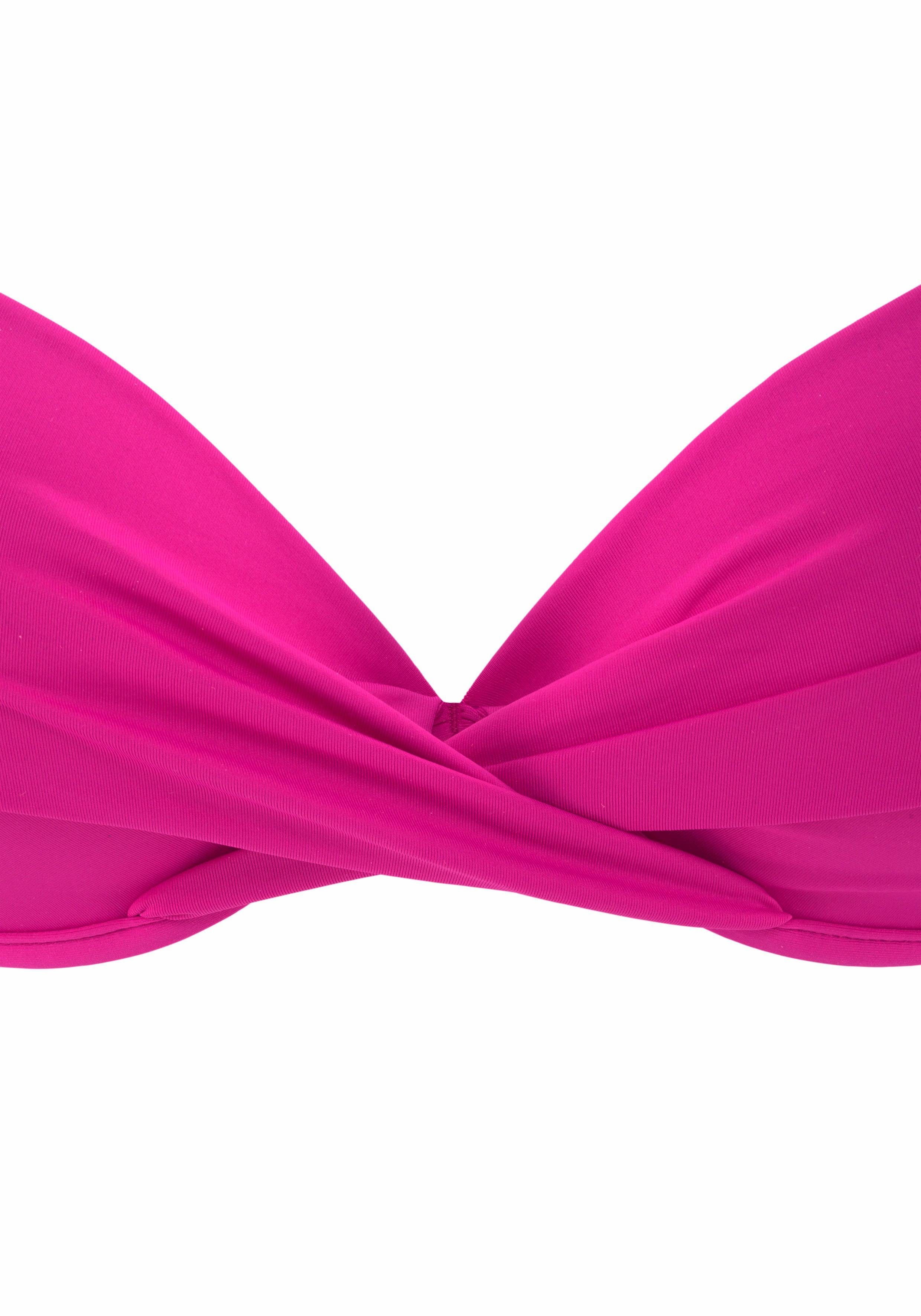 s.Oliver RED LABEL Beachwear Push-upbikinitop Spain in wikkellook
