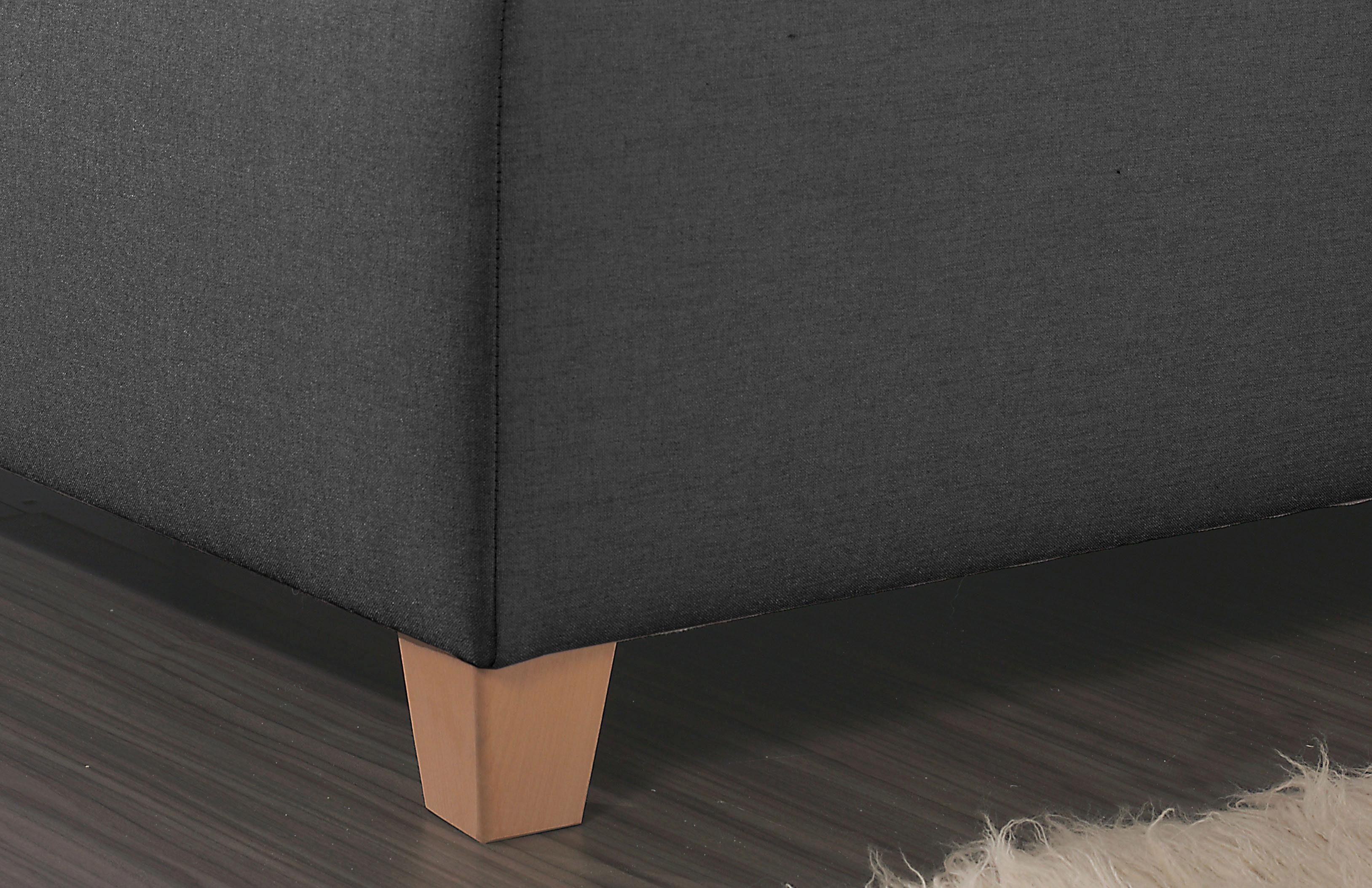 Maintal Gestoffeerd bed Mison met of zonder matras bonell-, koudschuim-, pocketveringskern matras