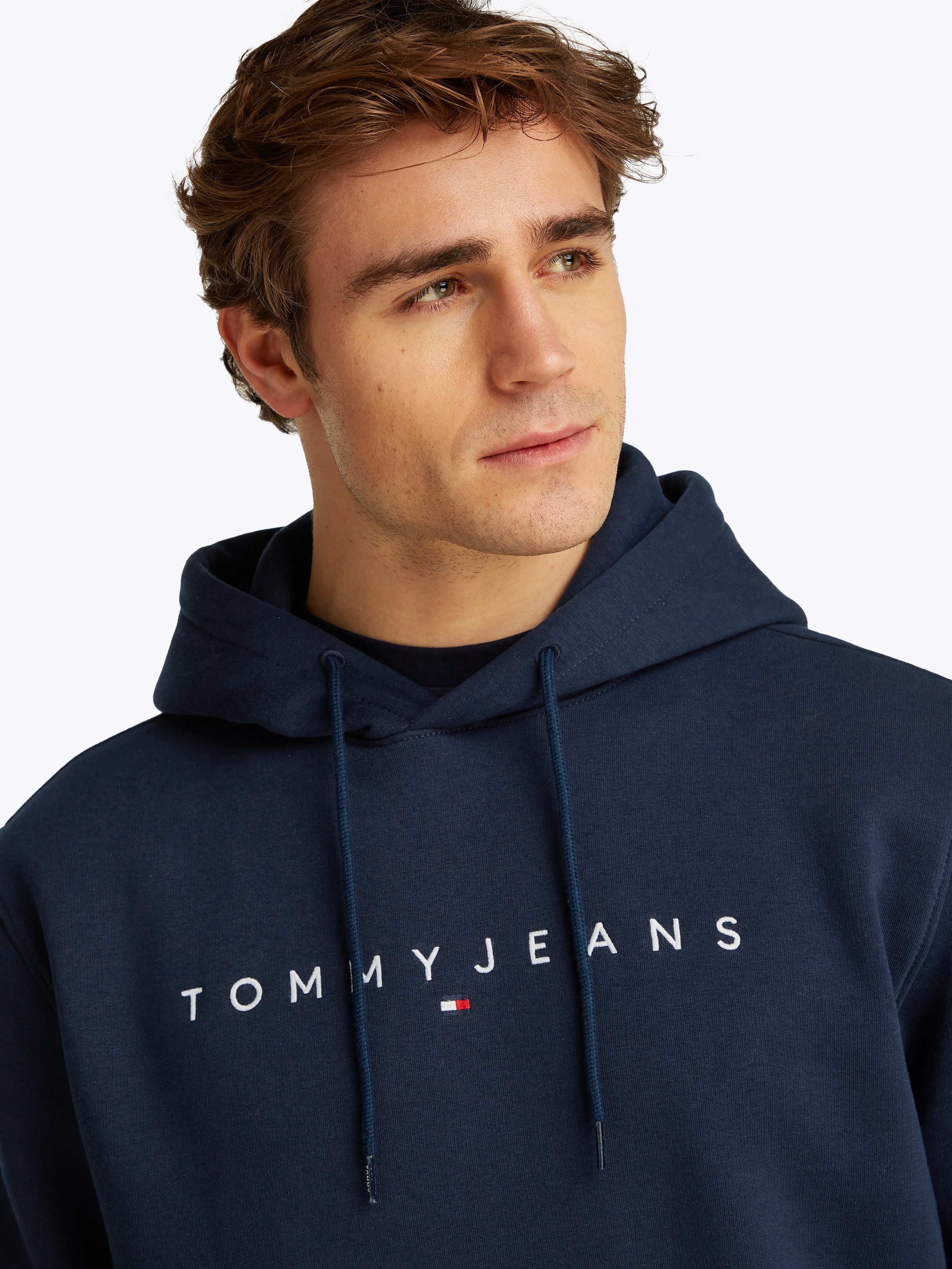 TOMMY JEANS Hoodie TJM REG LINEAR LOGO HOODIE EXT