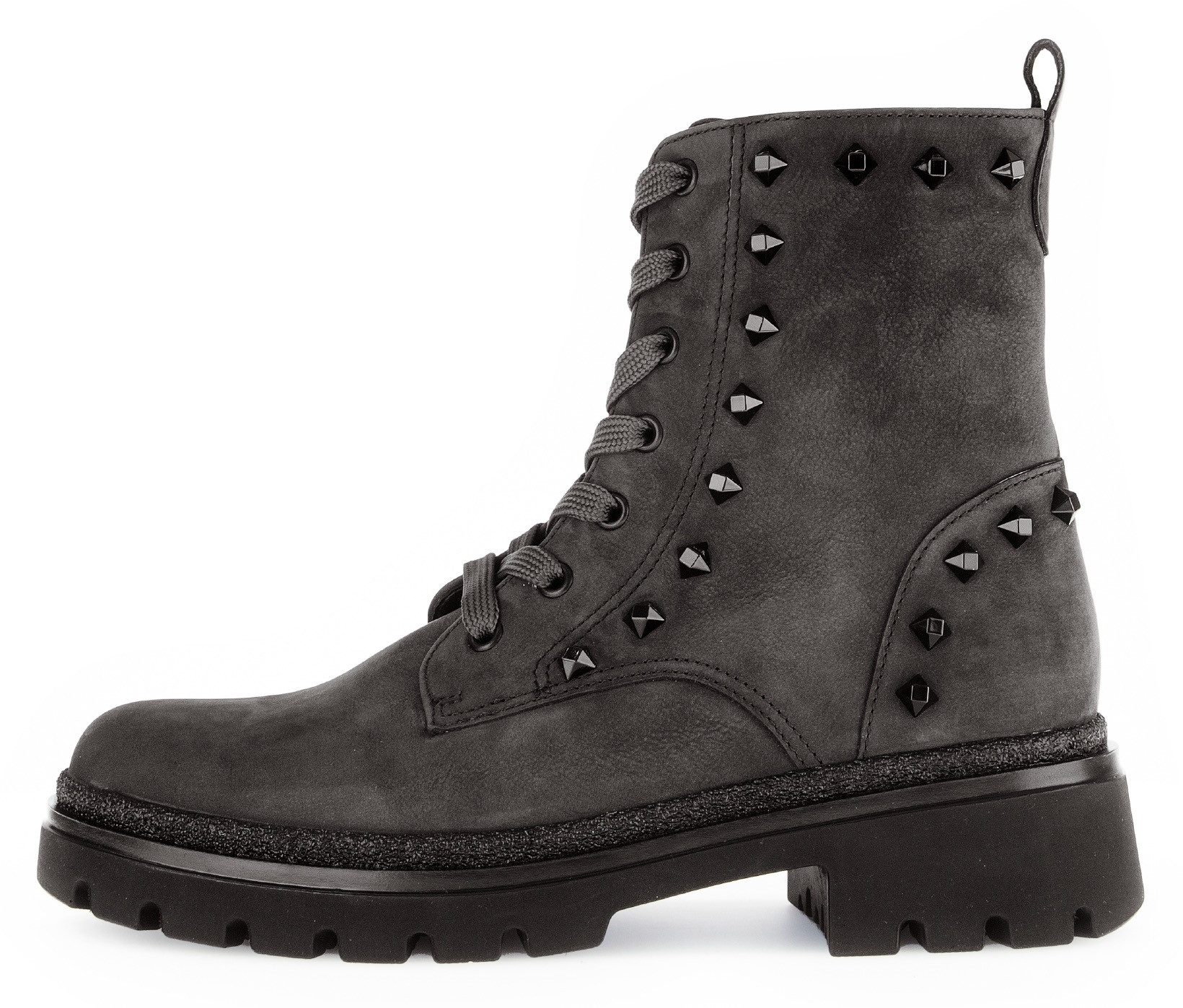 Gabor Veterschoenen Florence blokhak, veterschoen, comfort schoen in breedte g (= breed)