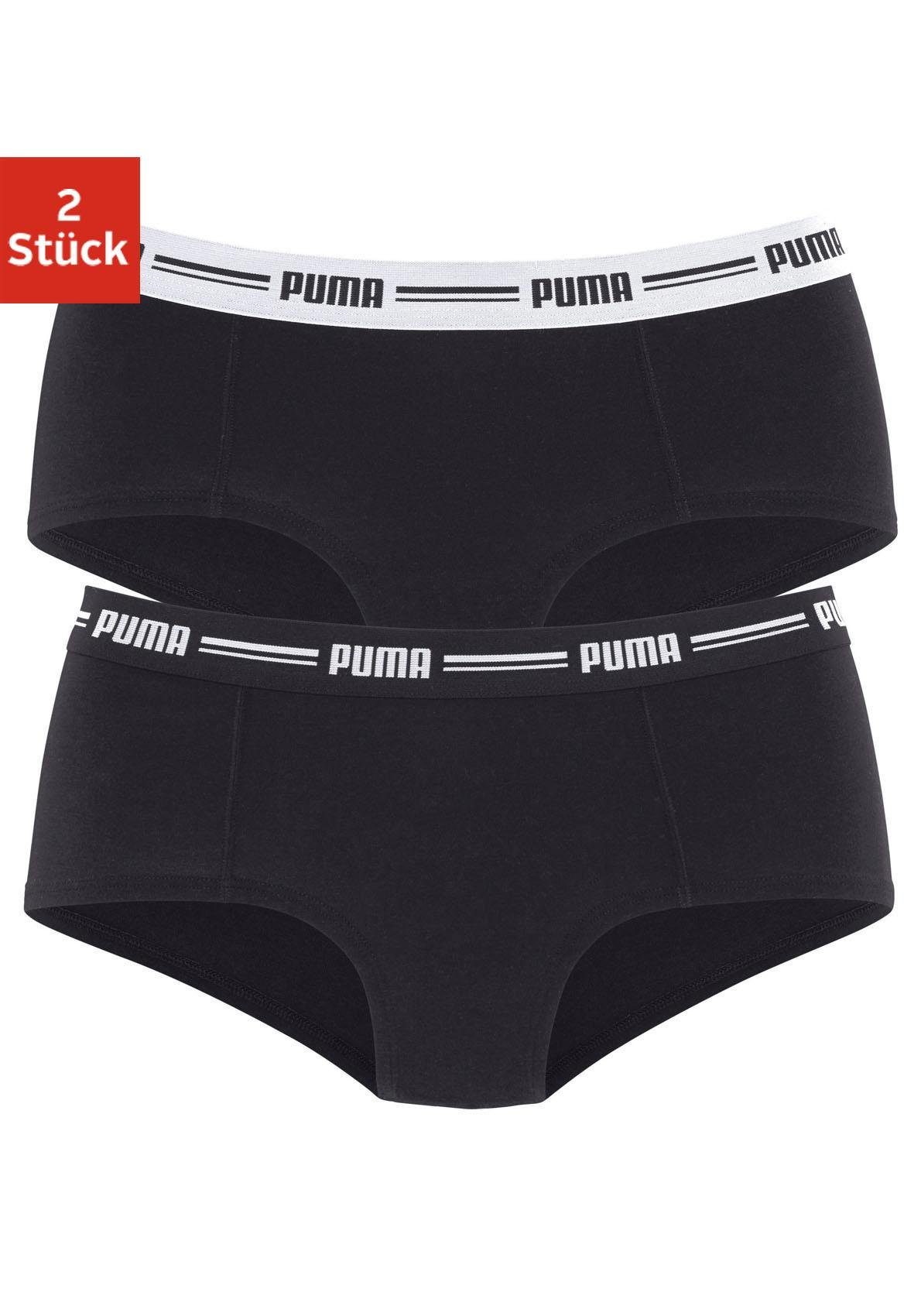 PUMA Hipster Iconic met opvallende logo-tailleband (2 stuks, Set van 2)